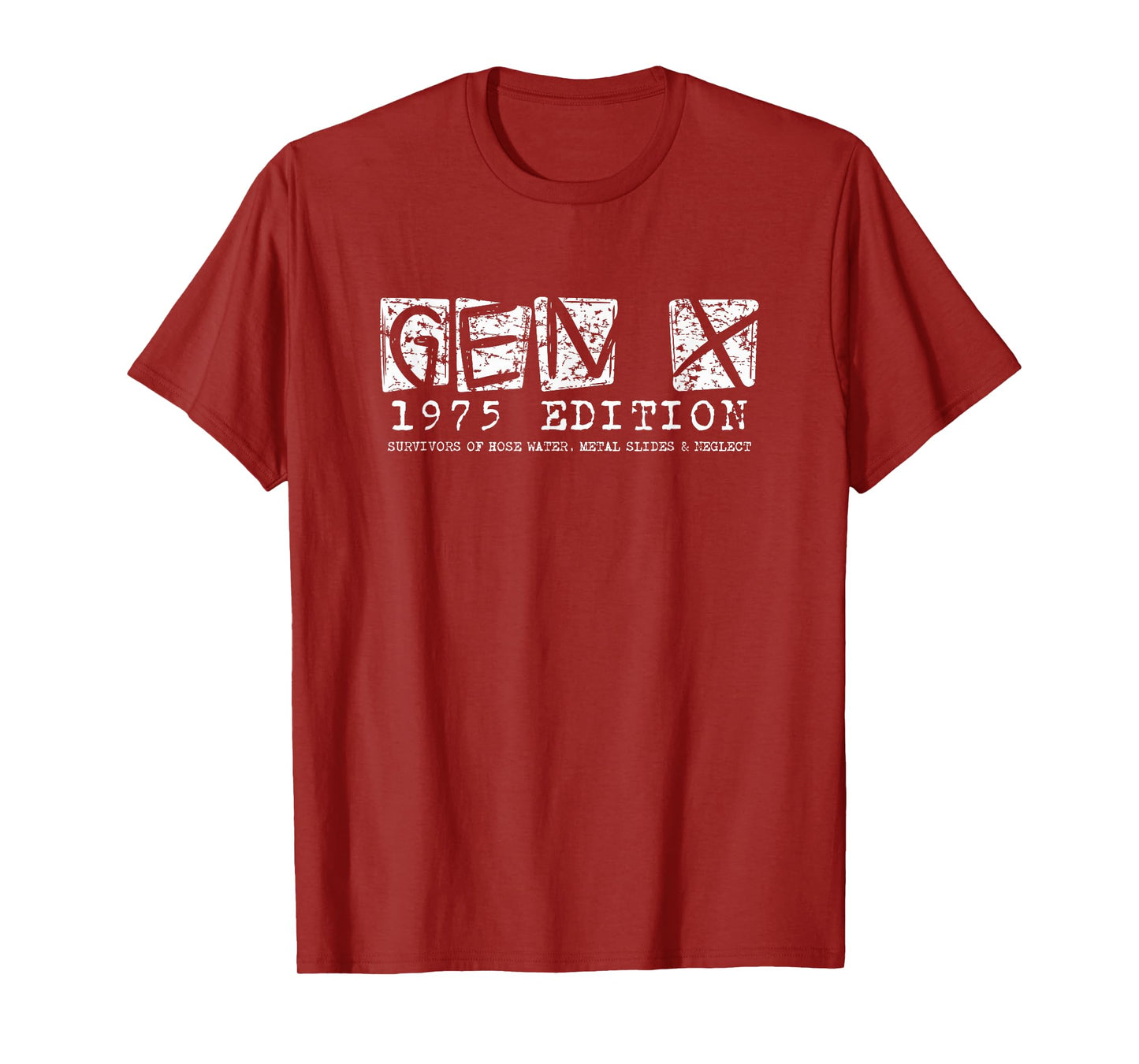 Gen X 1975 Edition 50th Birthday Retro Generation X Gen Xer T-Shirt
