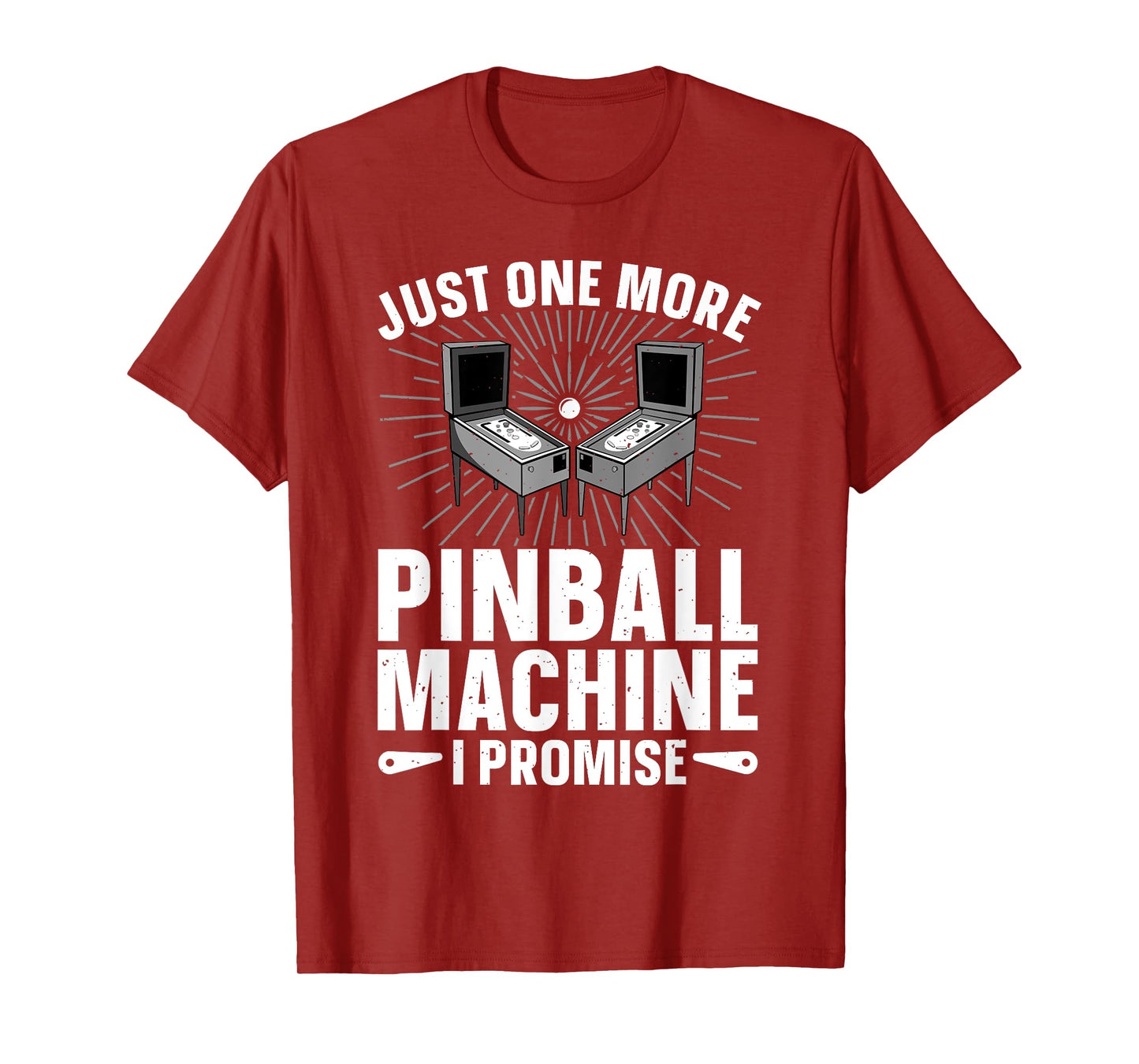 Funny Pinball Art for Men Women Pinball Lover Arcade Pinball T-Shirt