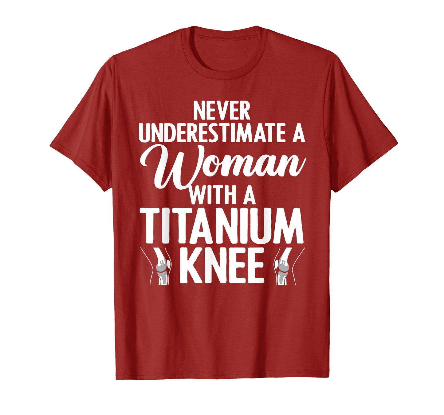 Cool Knee Surgery For Women Girls Titanium Knee Replacement T-Shirt