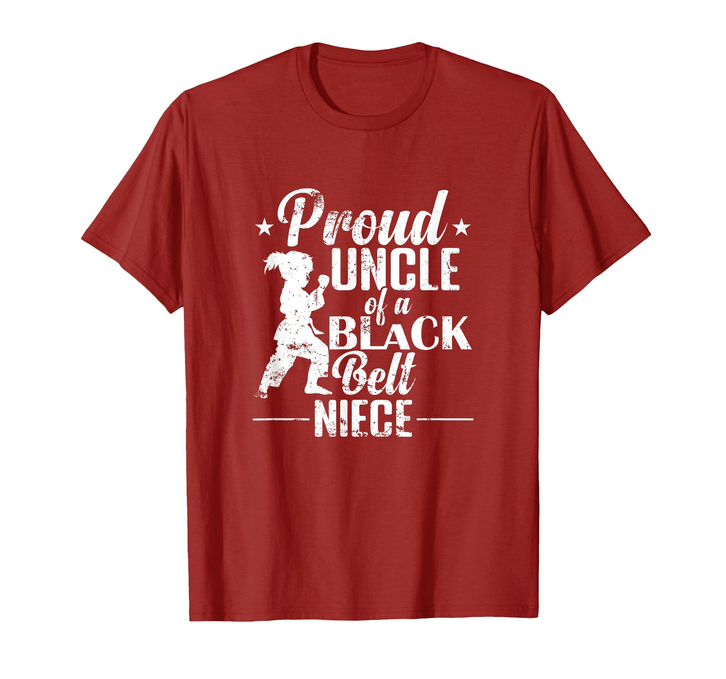 Proud Uncle of a Black Belt Niece T-Shirt