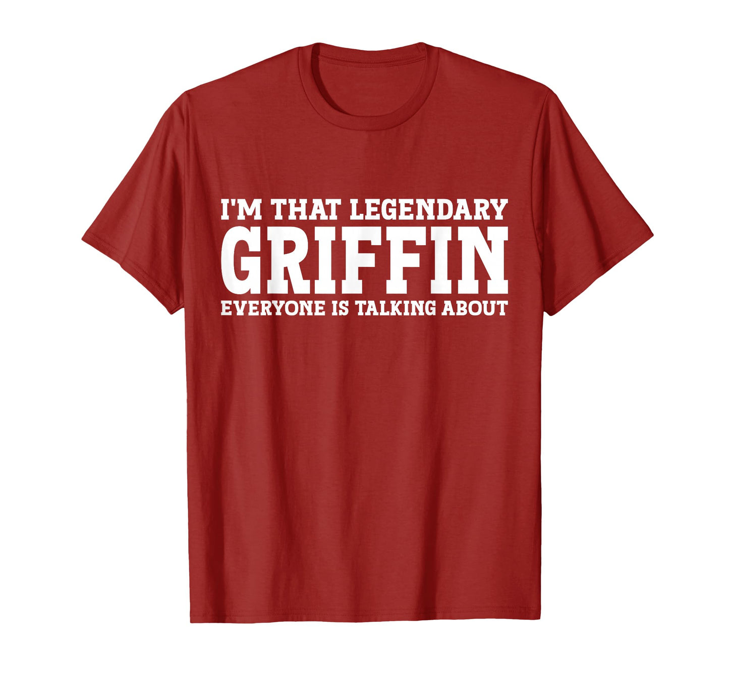 Griffin Surname Funny Team Family Last Name Griffin T-Shirt