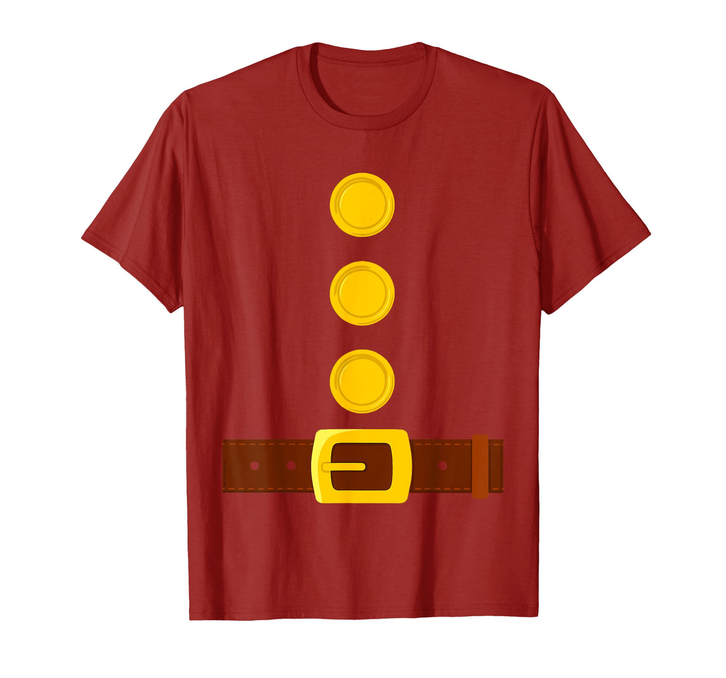 Funny Dwarf Costume Kids Men, Halloween Gnome T-Shirt