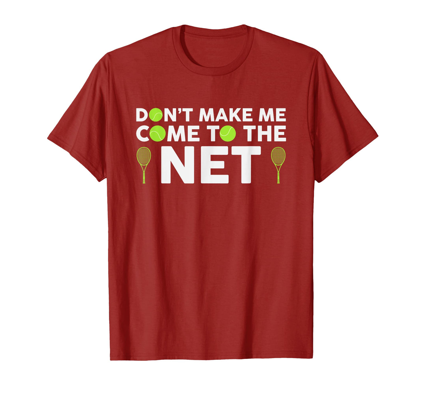 Funny Tennis Player Racket Ball Game Gag Gift Men Women Kids T-Shirt