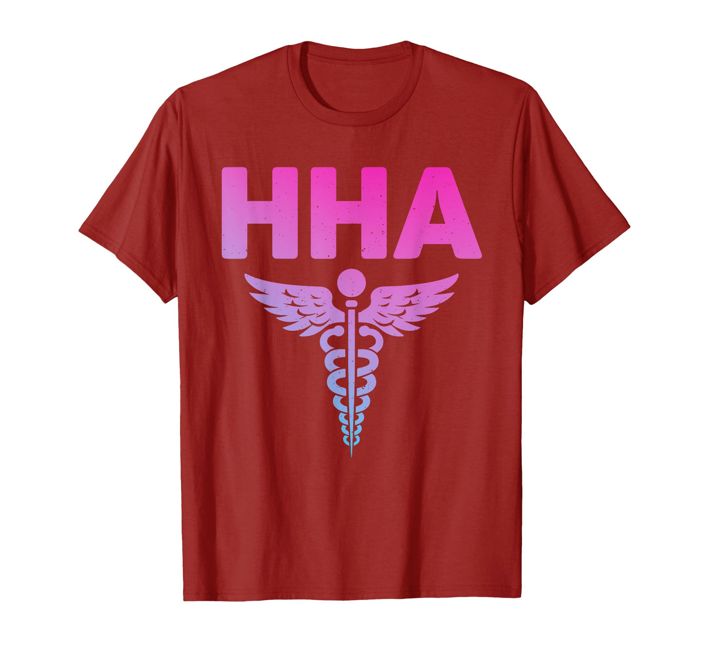 Cool Home Health Aide Art For Men Women Caregiver HHA Nurse T-Shirt