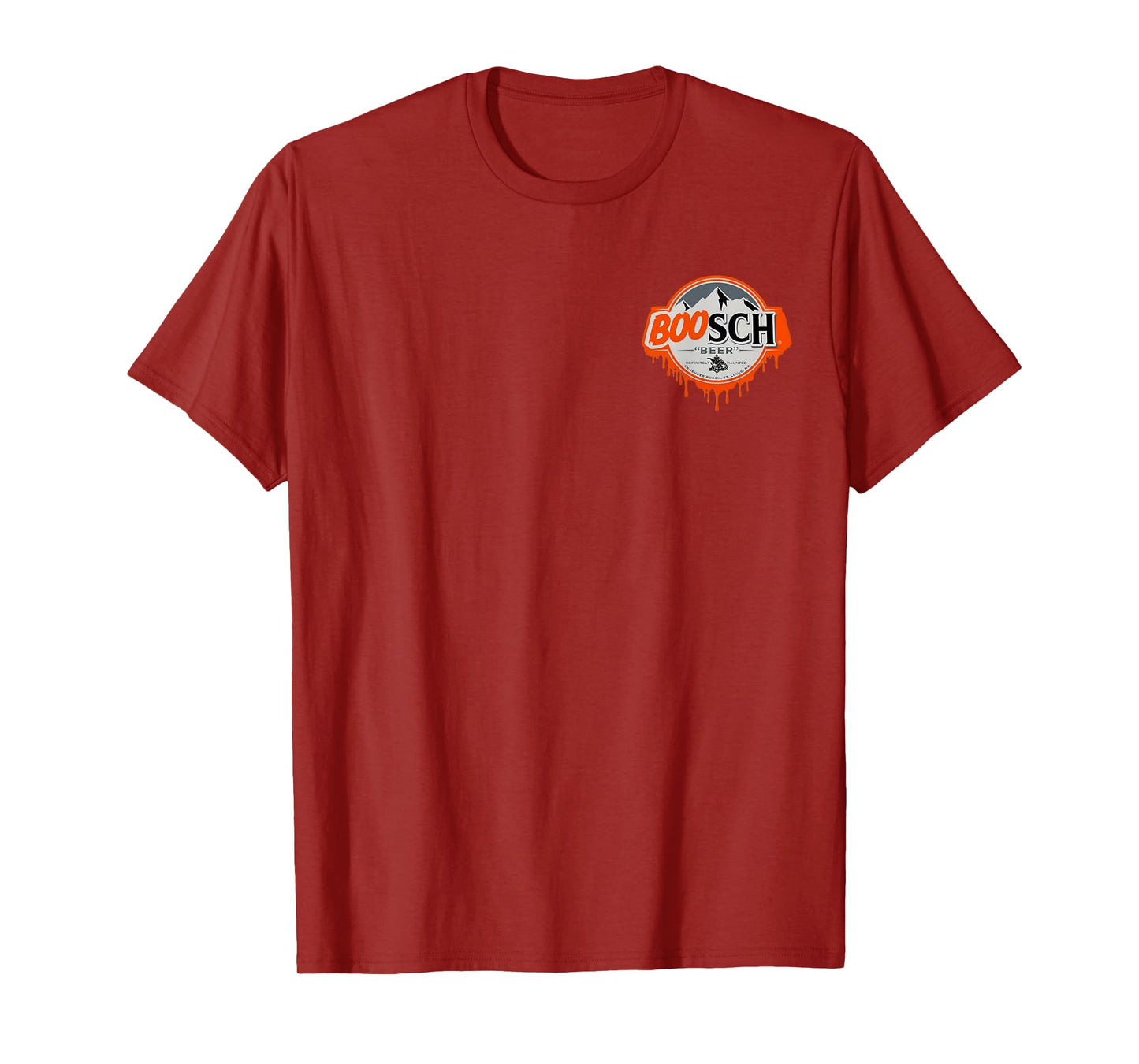 Boo Ghost Halloween Beer Drinking Spooky Season 2 Sided T-Shirt