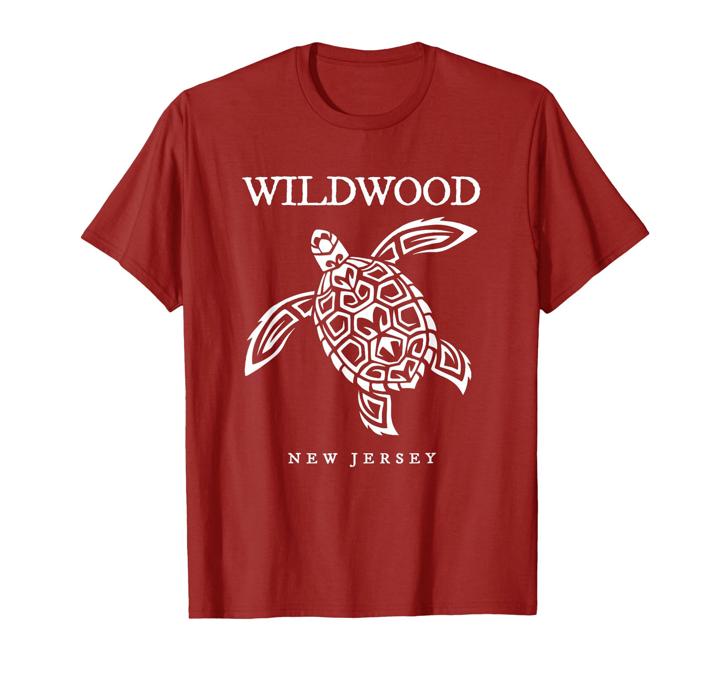 Wildwood New Jersey Sea Turtle Beach Vacation Mens Womens T-Shirt