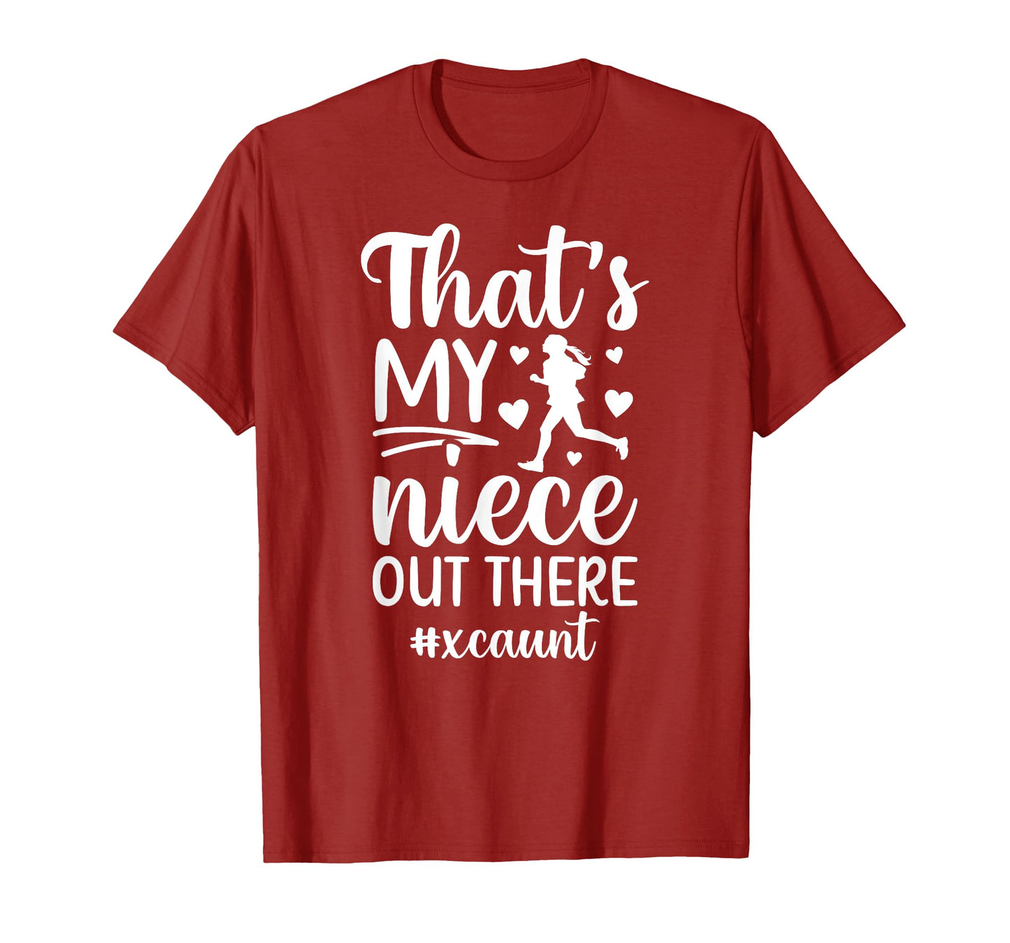 XC Aunt Proud Cross Country Aunt Cross Country Runner Auntie T-Shirt