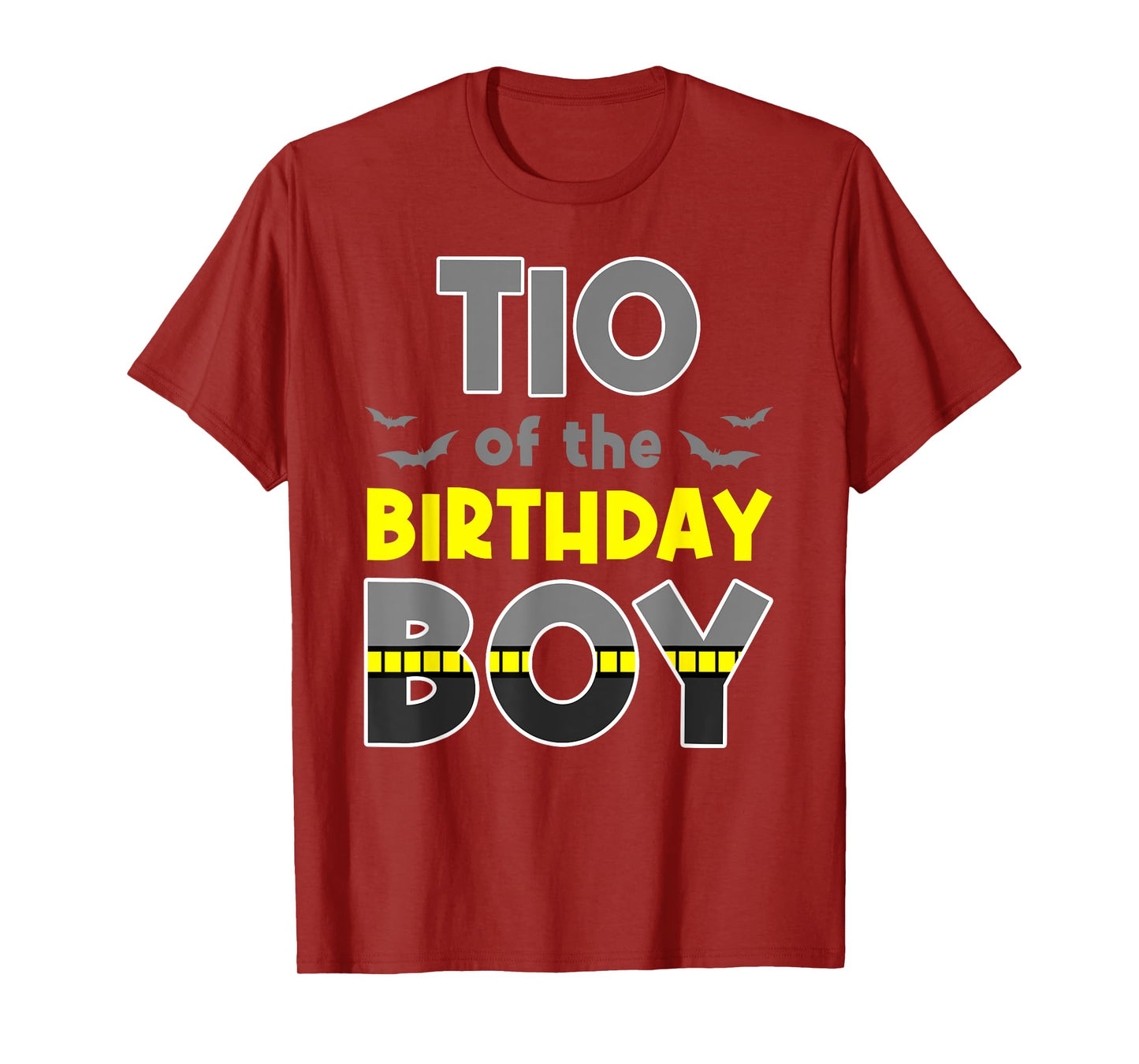 Tio Of The Birthday Boy Bat Family Party Theme Boys Gift T-Shirt
