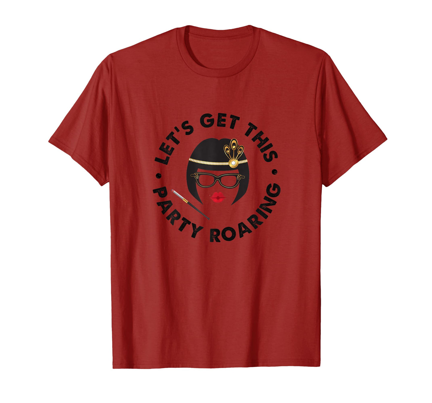 Roaring Twenties Hats Costume for Women 2020s Art Deco Party T-Shirt