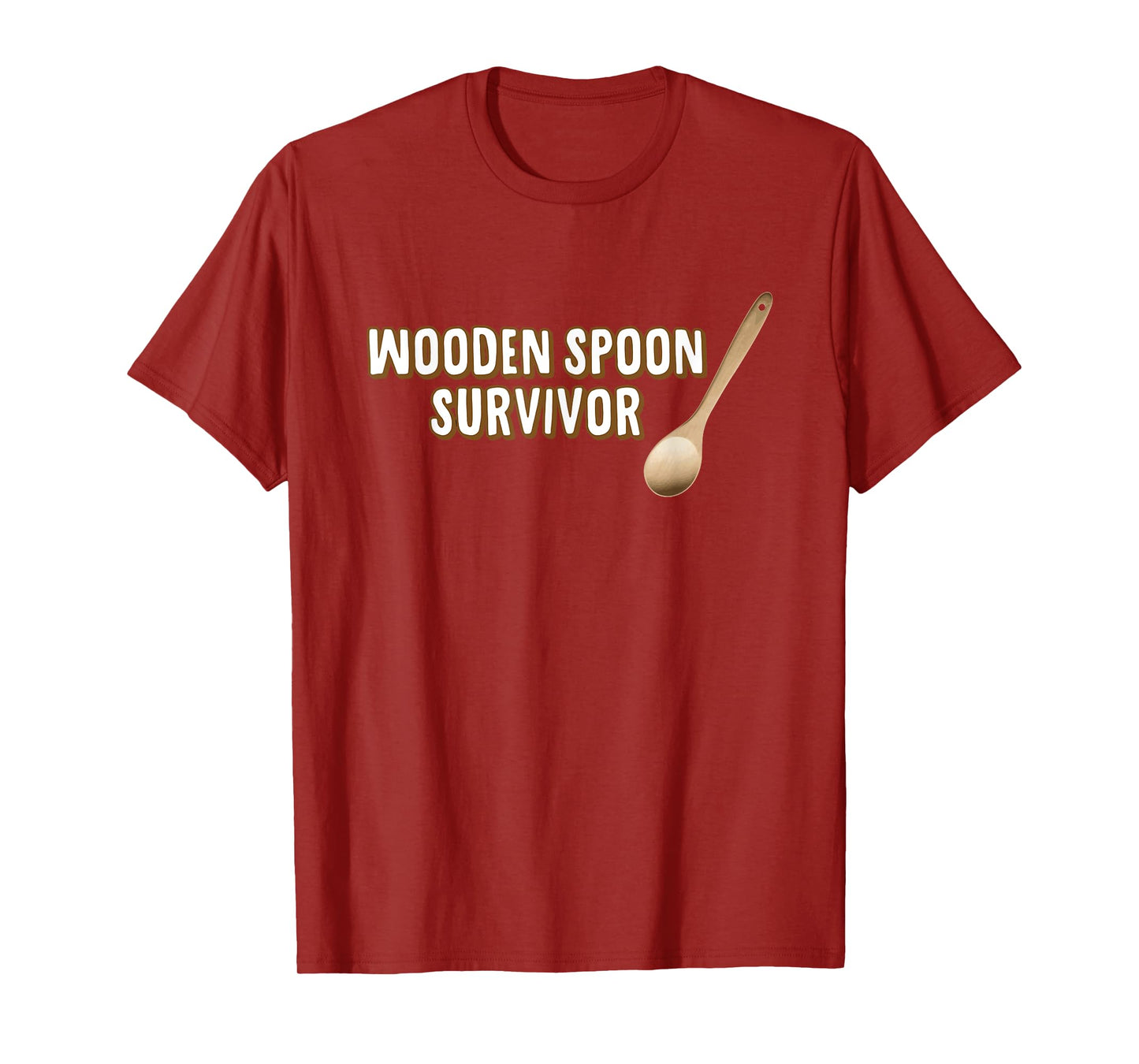 Wooden Spoon Survivor T-shirt Funny Spanking Tee T-Shirt