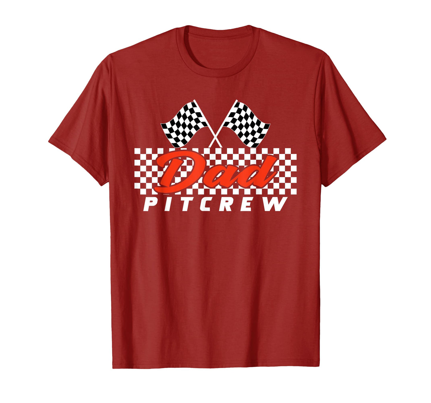 Race Car Birthday Party Racing Family Dad Pit Crew T-Shirt