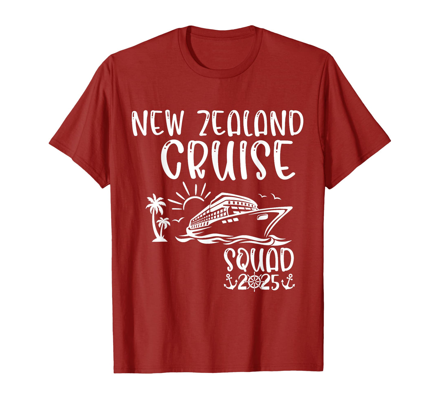New Zealand Cruise Squad 2025 Holiday Trip Family Matching T-Shirt