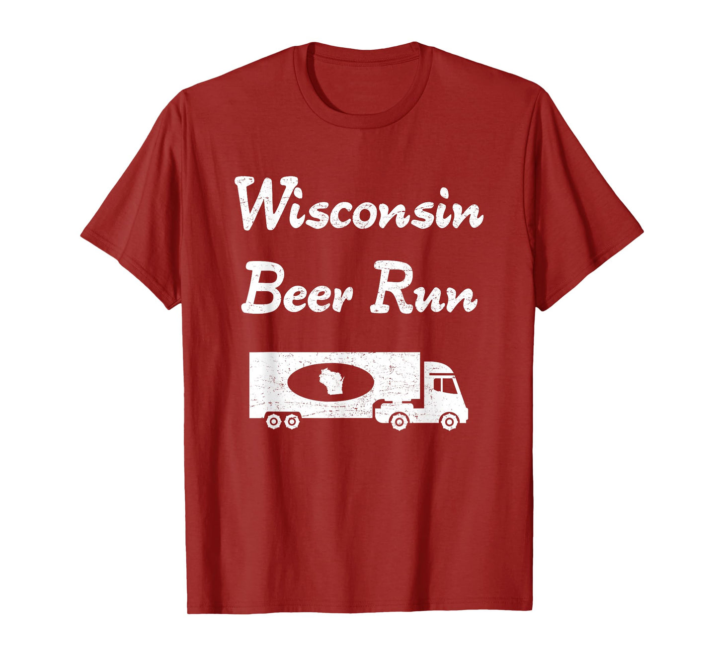"Wisconsin Beer Run" awesome sconnie booze drinking t-shirt