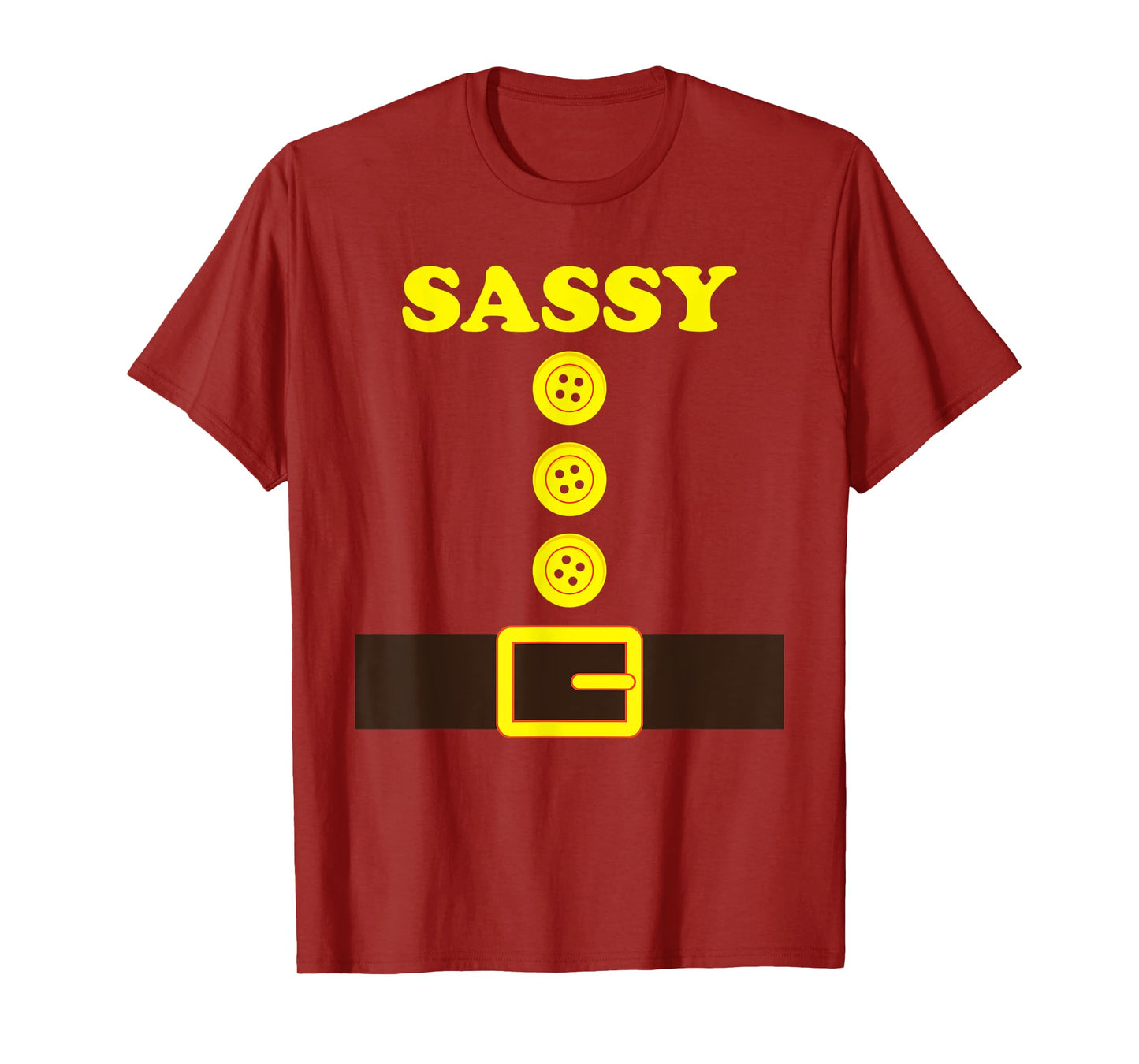 Sassy Dwarf Halloween Costume Color Group Matching Dwarf T-Shirt