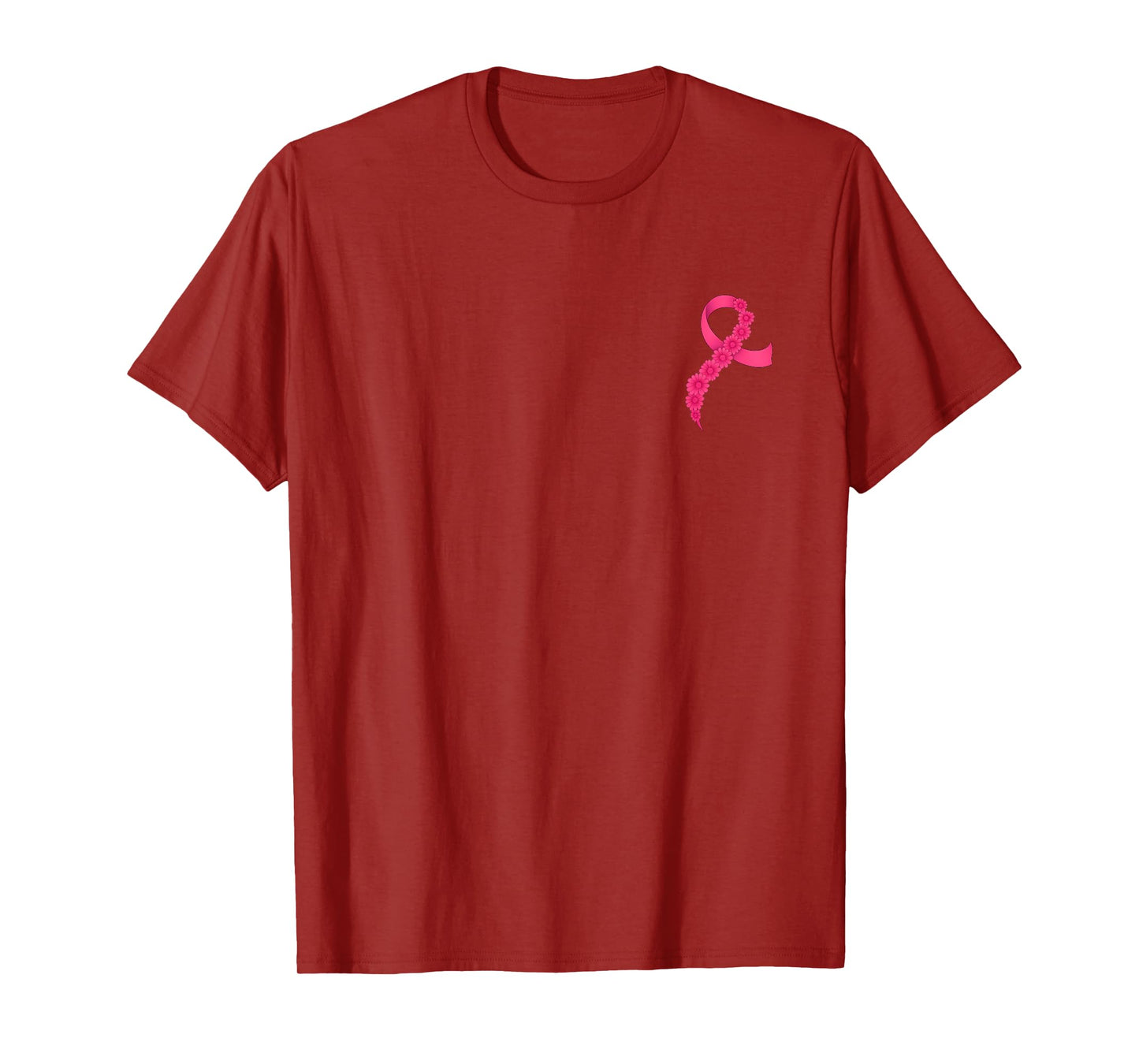 Pink Ribbon Supporter Men Women Breast Cancer Awareness T-Shirt