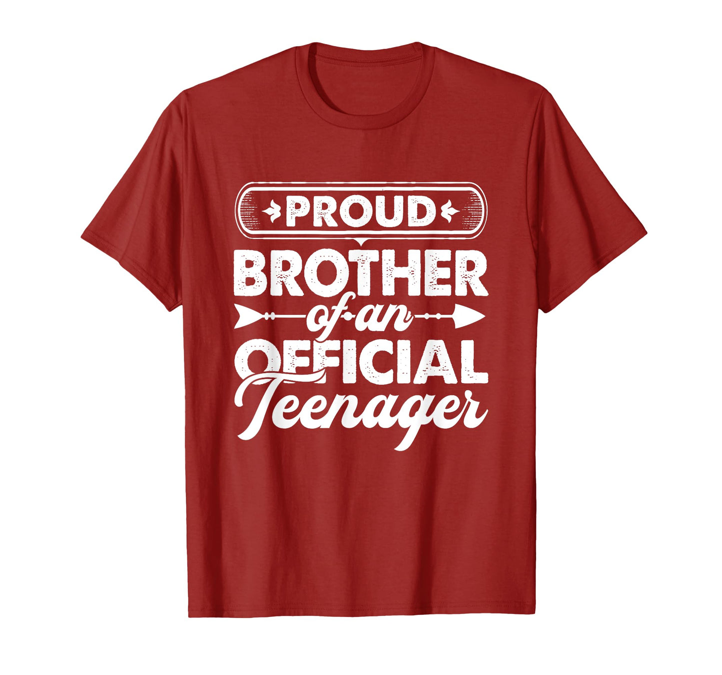 Proud Brother Of An Official Teenager 13th Birthday Gifts T-Shirt
