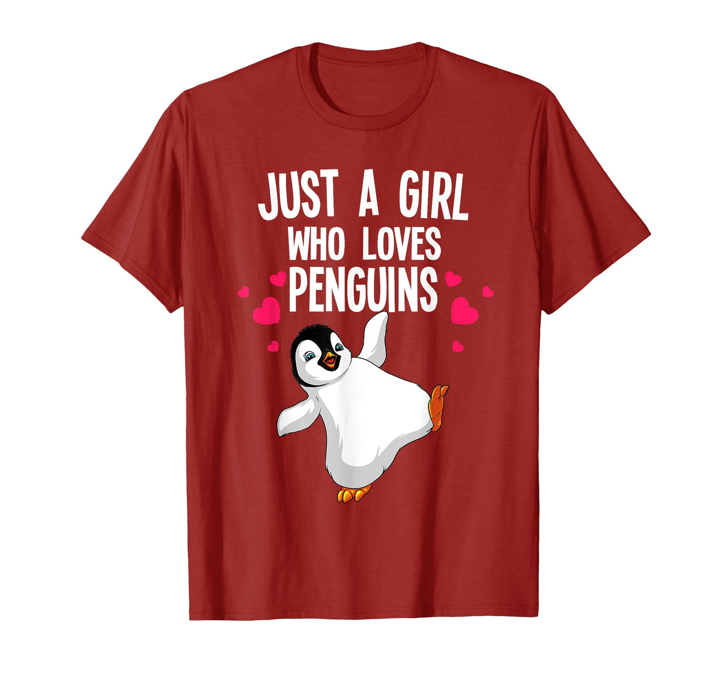 Funny Penguin Design For Women Girls Kids Aquatic Bird Lover T-Shirt