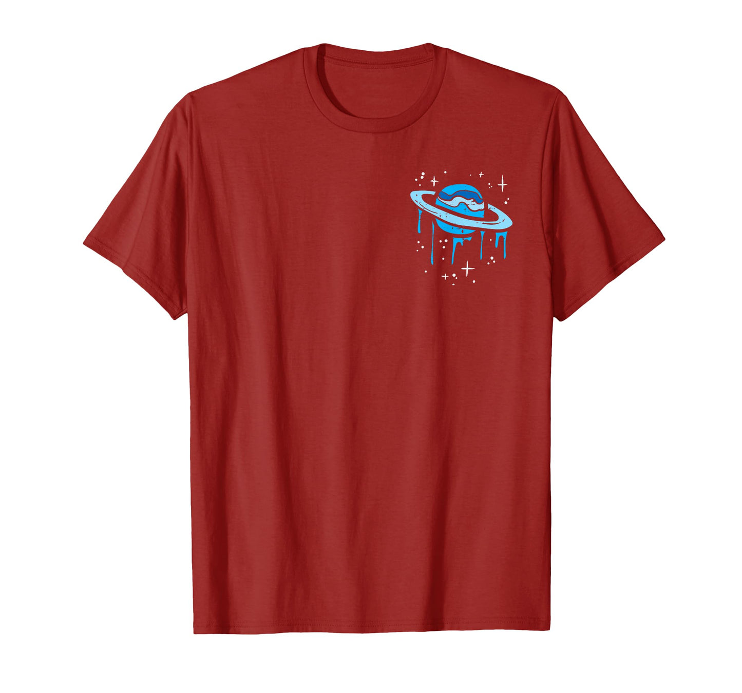 Saturn Melt Pocket Planet Space Solar System Men Women Kids T-Shirt
