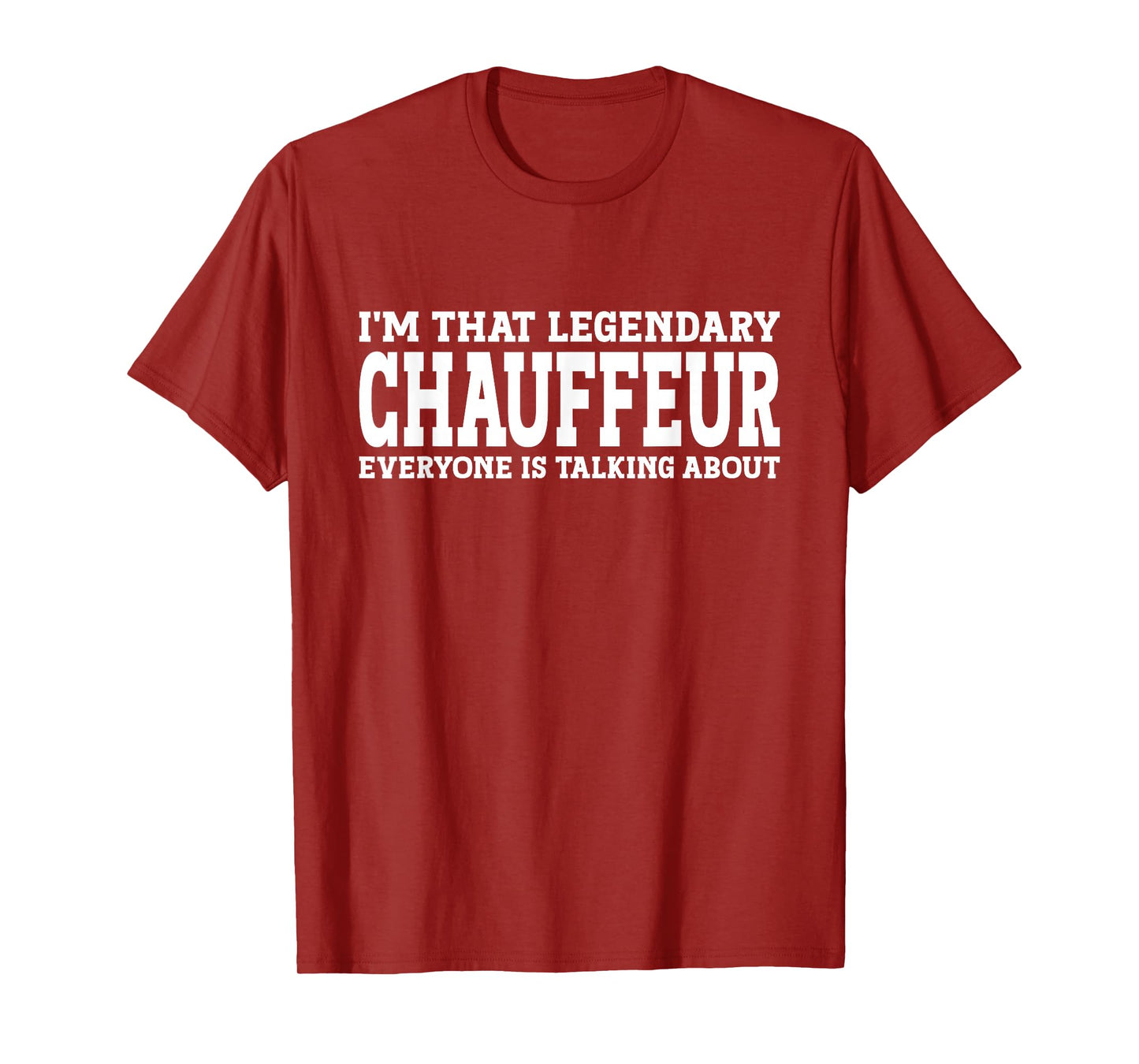 Chauffeur Job Title Employee Funny Worker Chauffeur T-Shirt