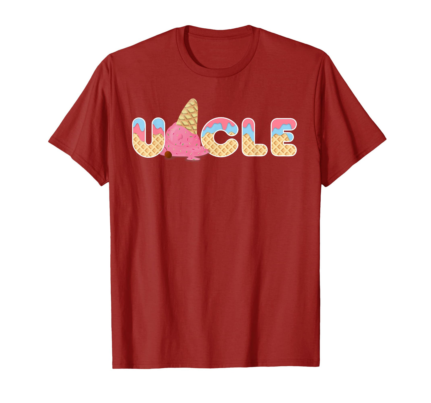 Uncle Ice cream Funny First Birthday Ice cream T-Shirt