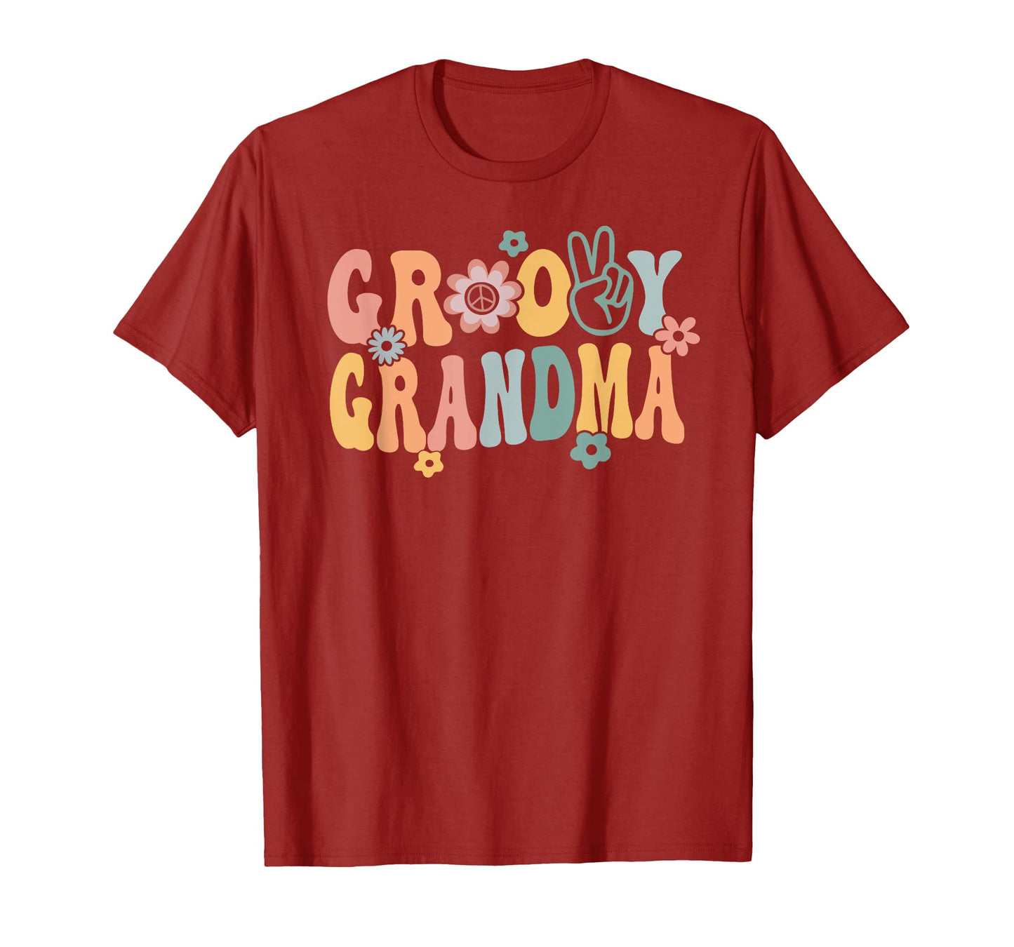 Groovy Grandma Retro Gigi Matching Family 1st Birthday Party T-Shirt