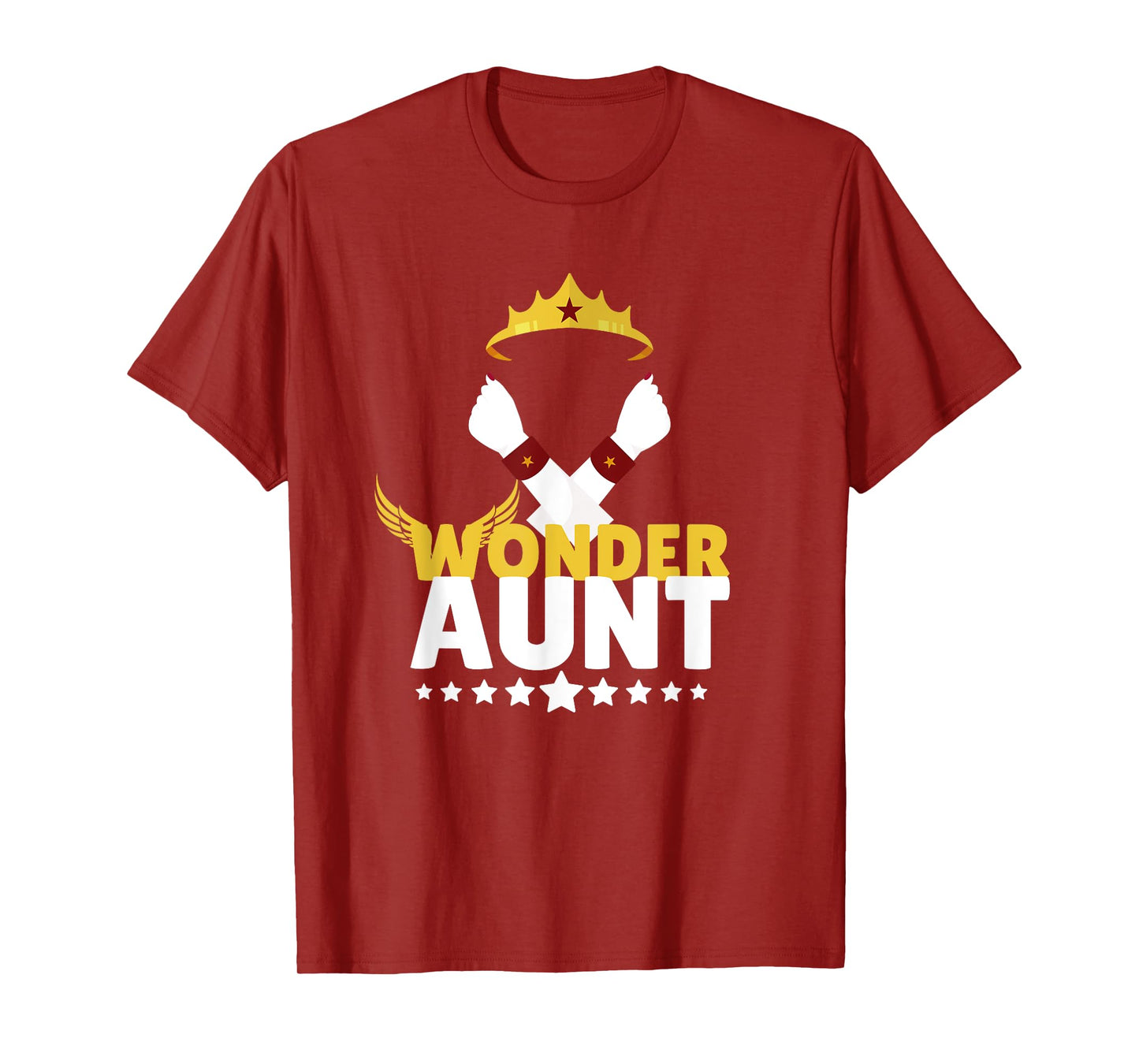 Wonder Aunt Superhero Favorite Best Auntie Costume Gift T-Shirt