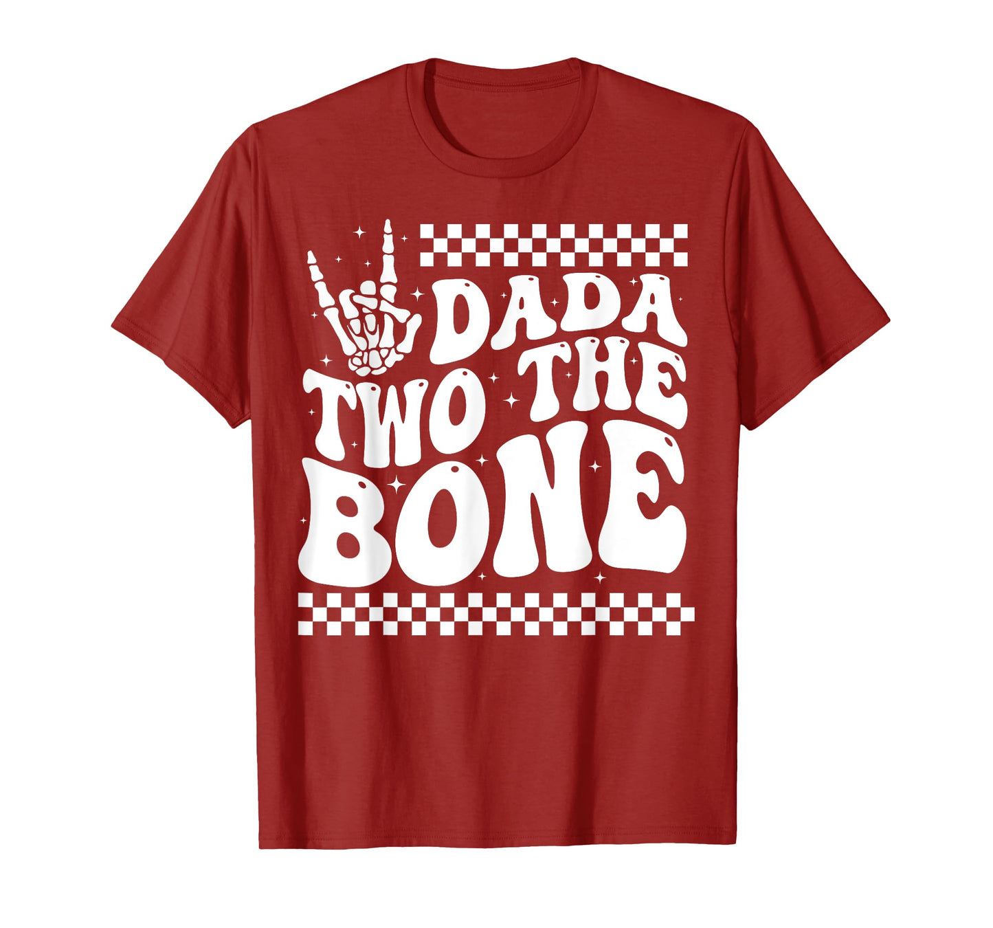 Funny 2nd Birthday Boy Dada Of The Bad Two The Bone Family T-Shirt