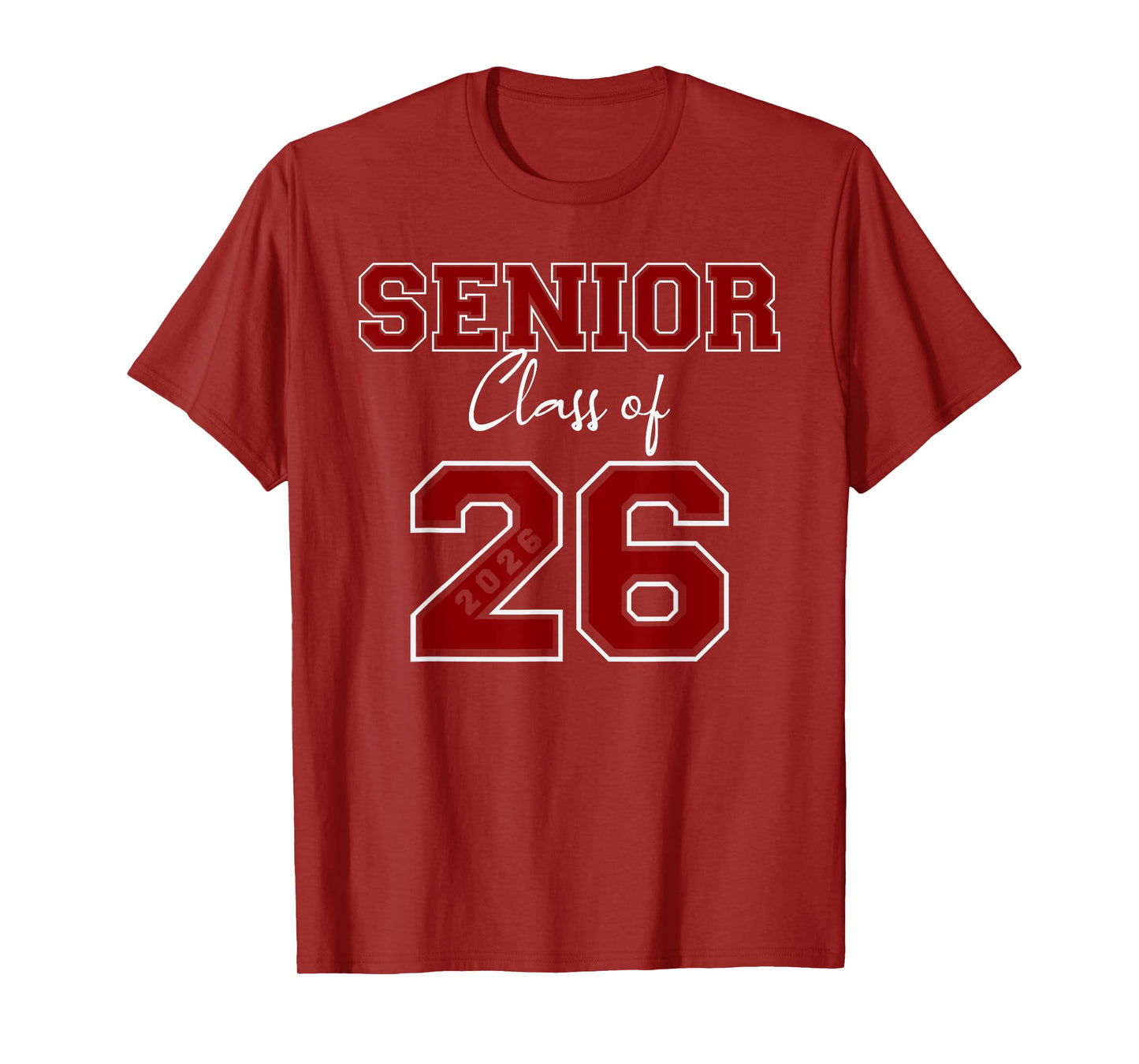 SENIOR CLASS OF 2026 - MAROON CLASS OF 26 SENIOR SWAG BLK T-Shirt