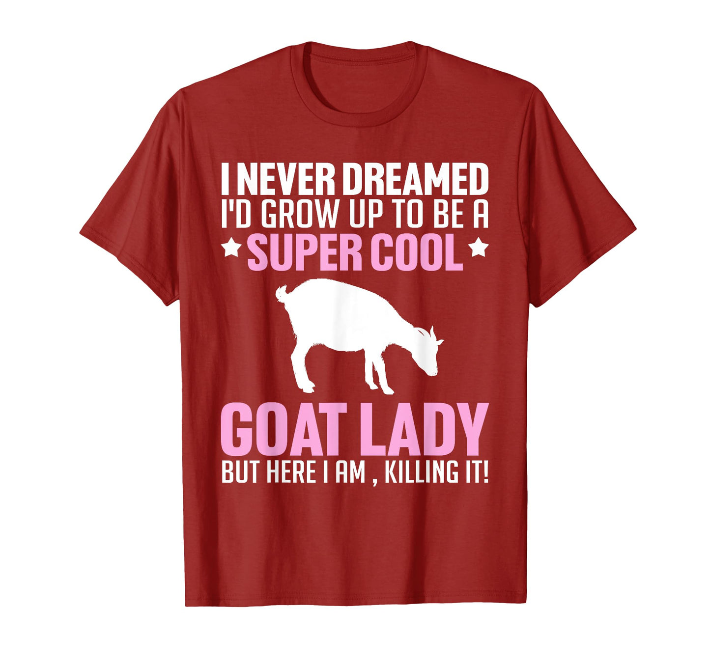 Cute Goat Art For Women Girls Kids Goat Lover Farm Whisperer T-Shirt