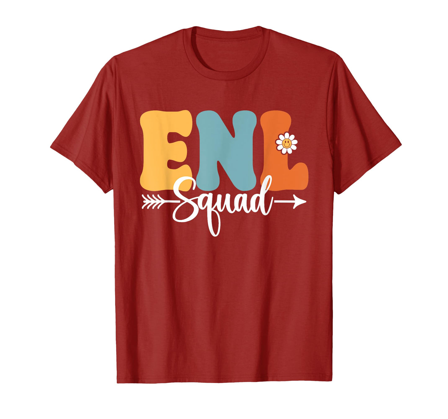 ENL Squad Back To School Teachers Students ENL Crew Men Women Girls Kids T-Shirt