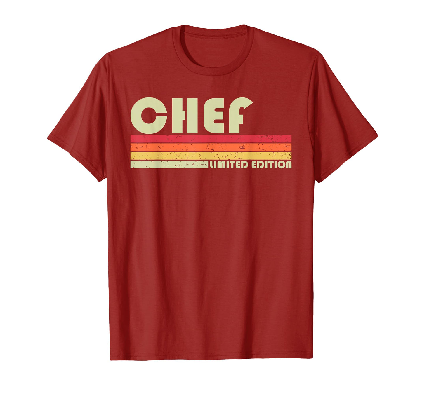 Personal Christmas Retro Vintage Graduation Gifts Chef Funny Job Title Profession Birthday Worker Idea T-Shirt