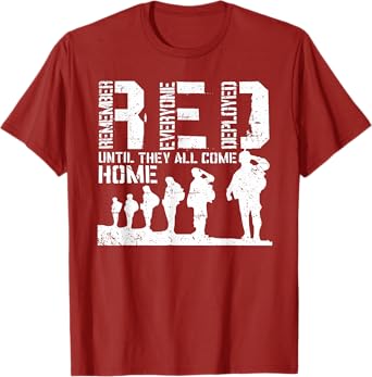 Red Friday Military Shirts I wear RED on Fridays Mom Women T-Shirt