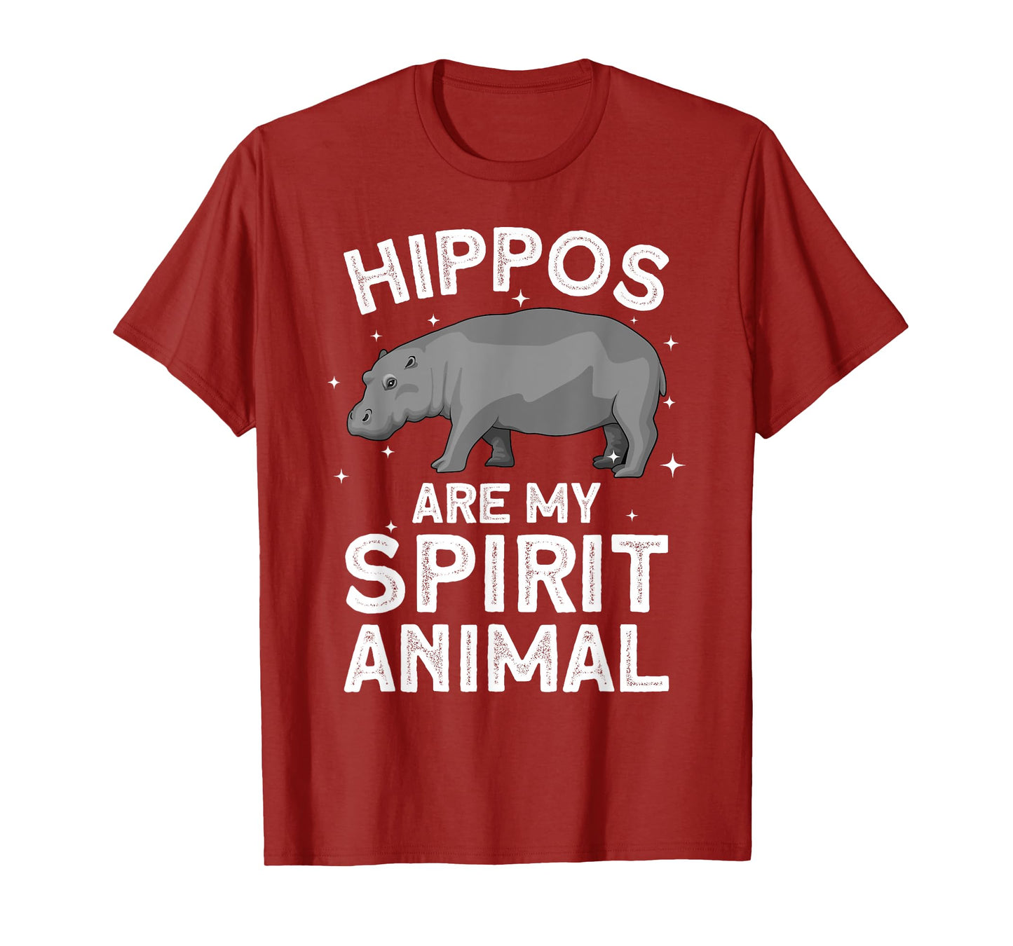 Funny Hippopotamus Design For Men Women Animal Hippo Lover T-Shirt