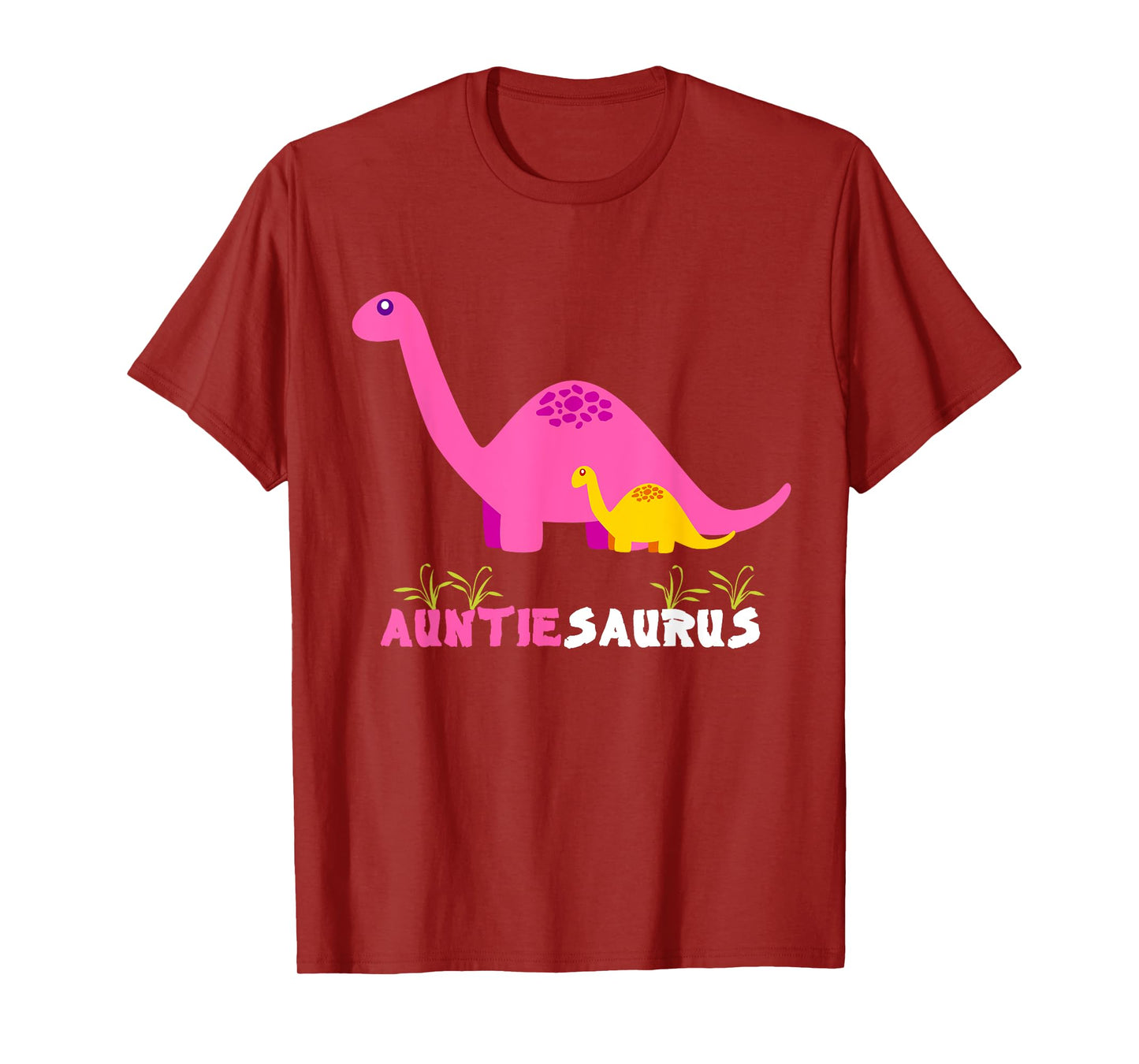 Auntiesaurus Cute Auntie Saurus Dinosaur Aunt T-Shirt