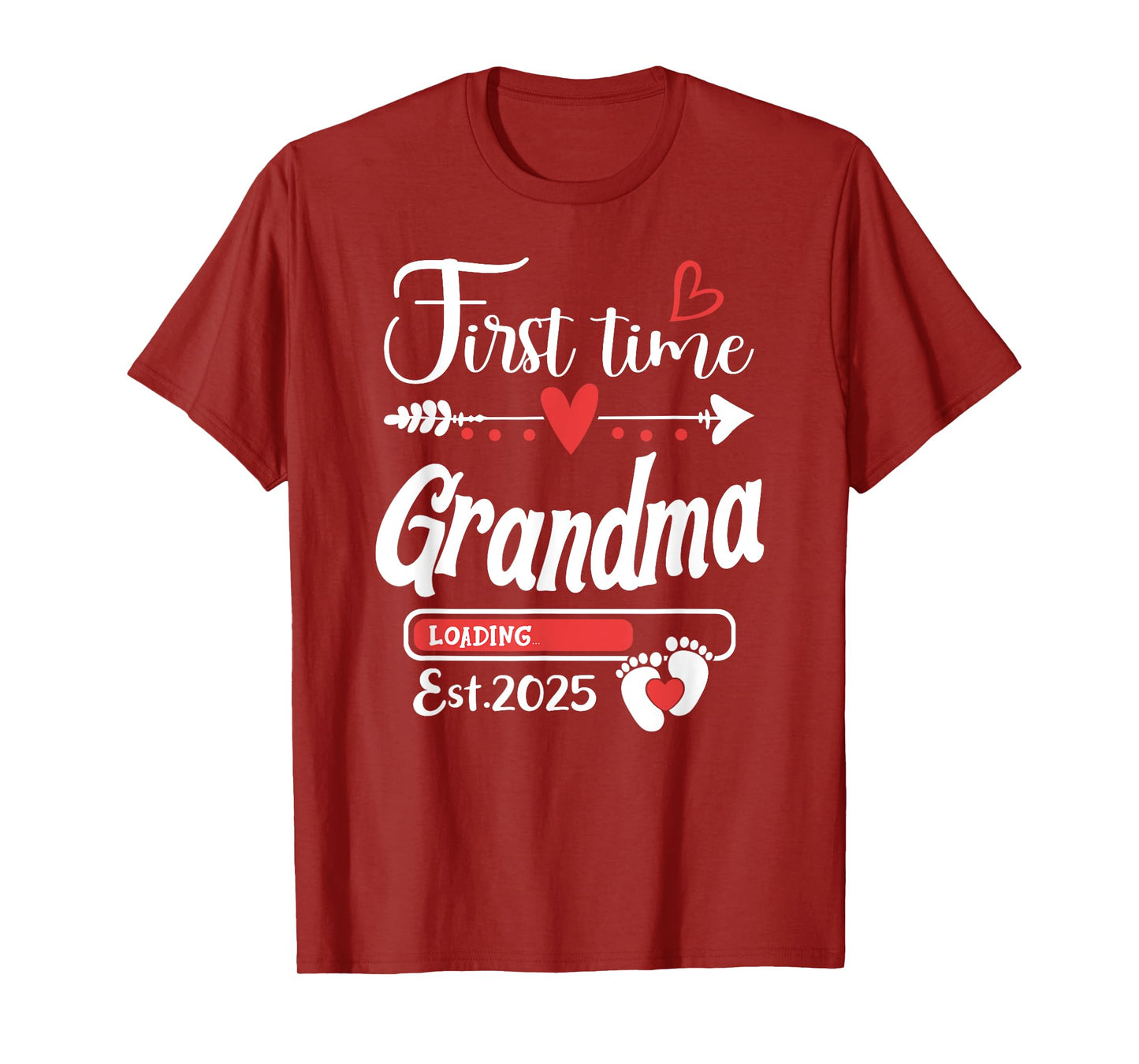 First time Grandma 2025 Soon to be Grandma, Baby Reveal T-Shirt