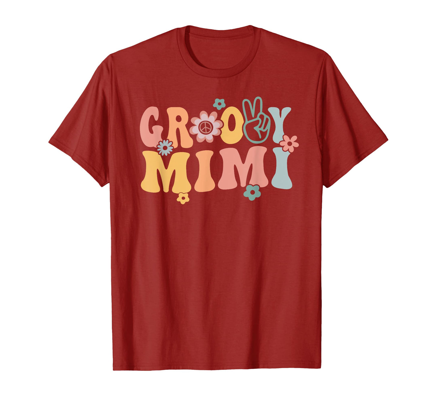 Groovy Mimi Retro Grandma Matching Family 1st Birthday Party T-Shirt