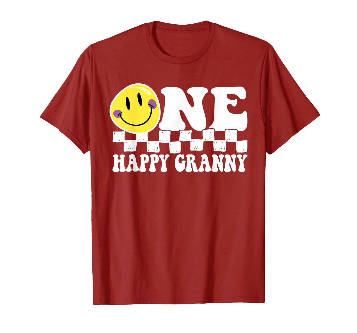 One Happy Dude Granny 1st Birthday Family Matching T-Shirt