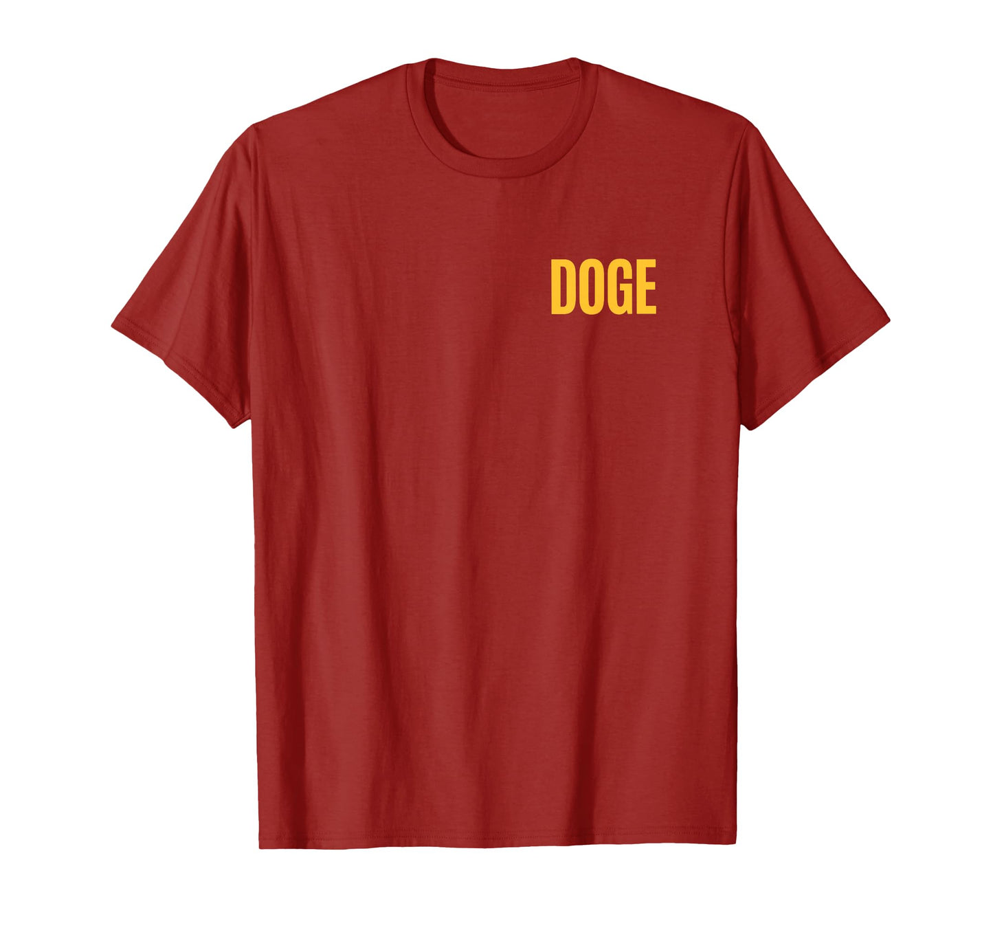 2-sided DOGE Department of Government Efficiency Front Back T-Shirt