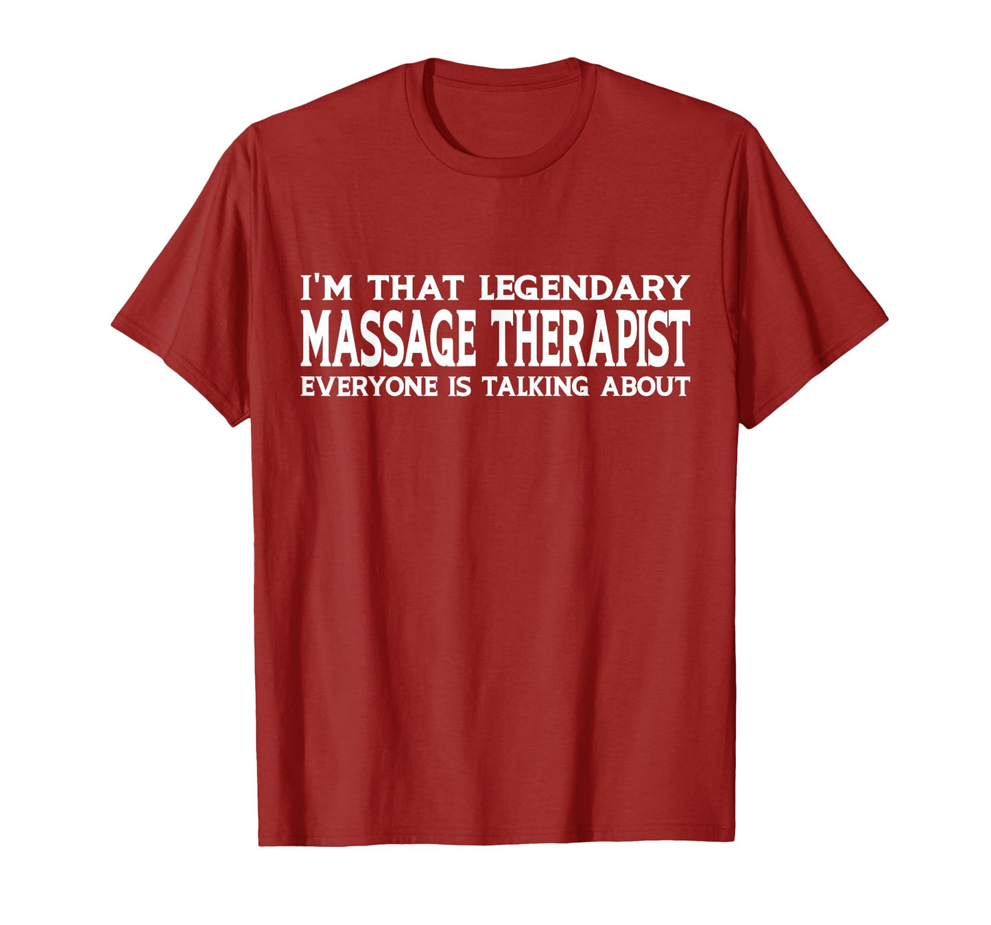 Massage Therapist Job Title Employee Funny Massage Therapist T-Shirt