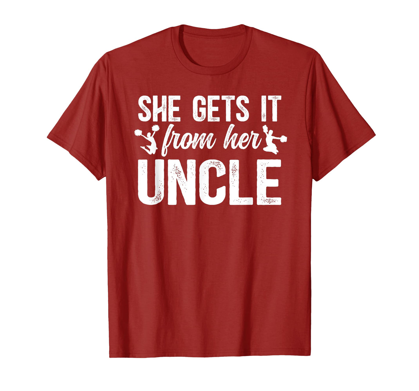 Cheer Uncle Proud Uncle Of A Cheerleader Uncle T-Shirt