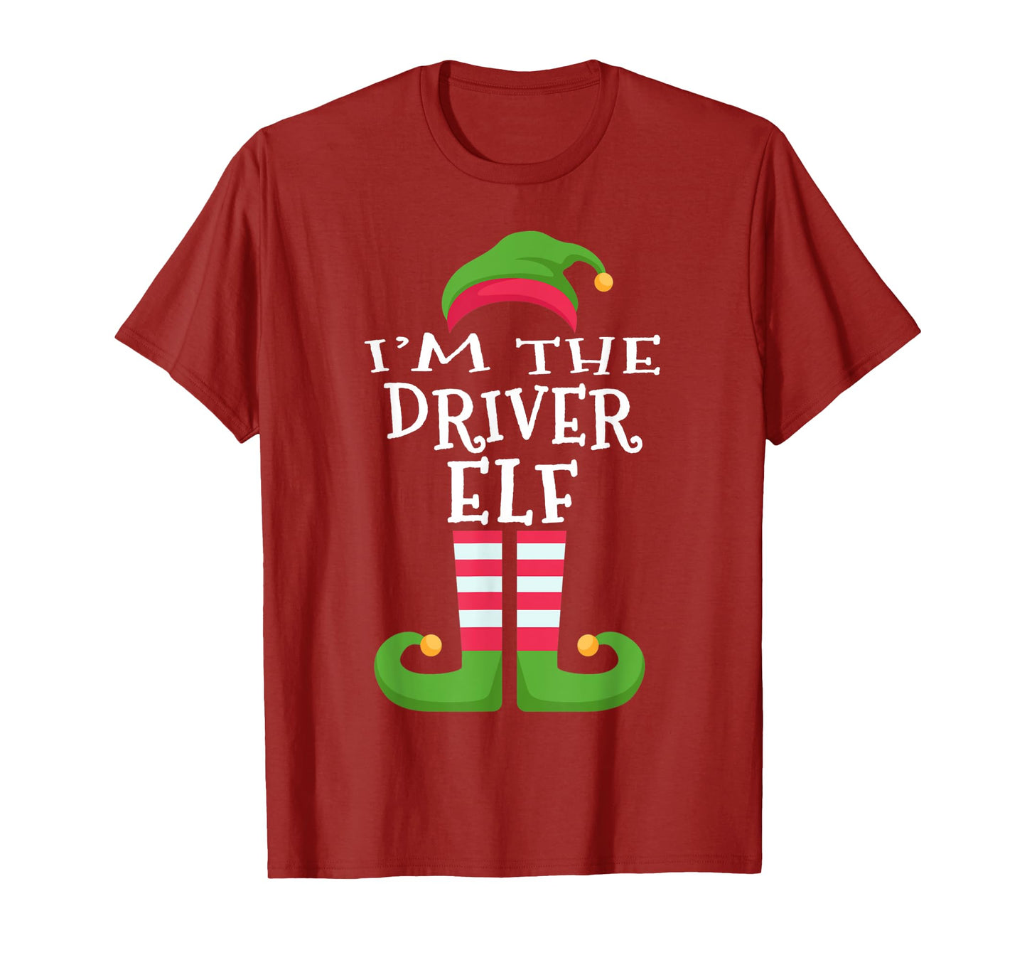 I'm The DRIVER Elf T-Shirt Family Matching Christmas T-Shirt