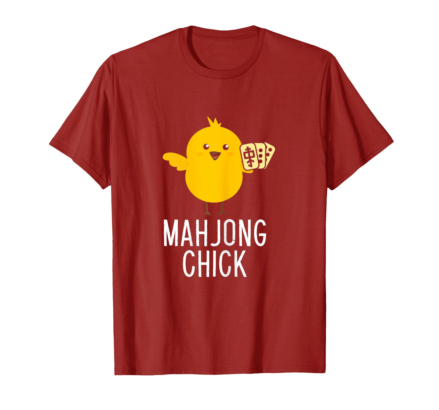Mahjong Chick Player Board Game Mah-Jongg China Solitaire T-Shirt