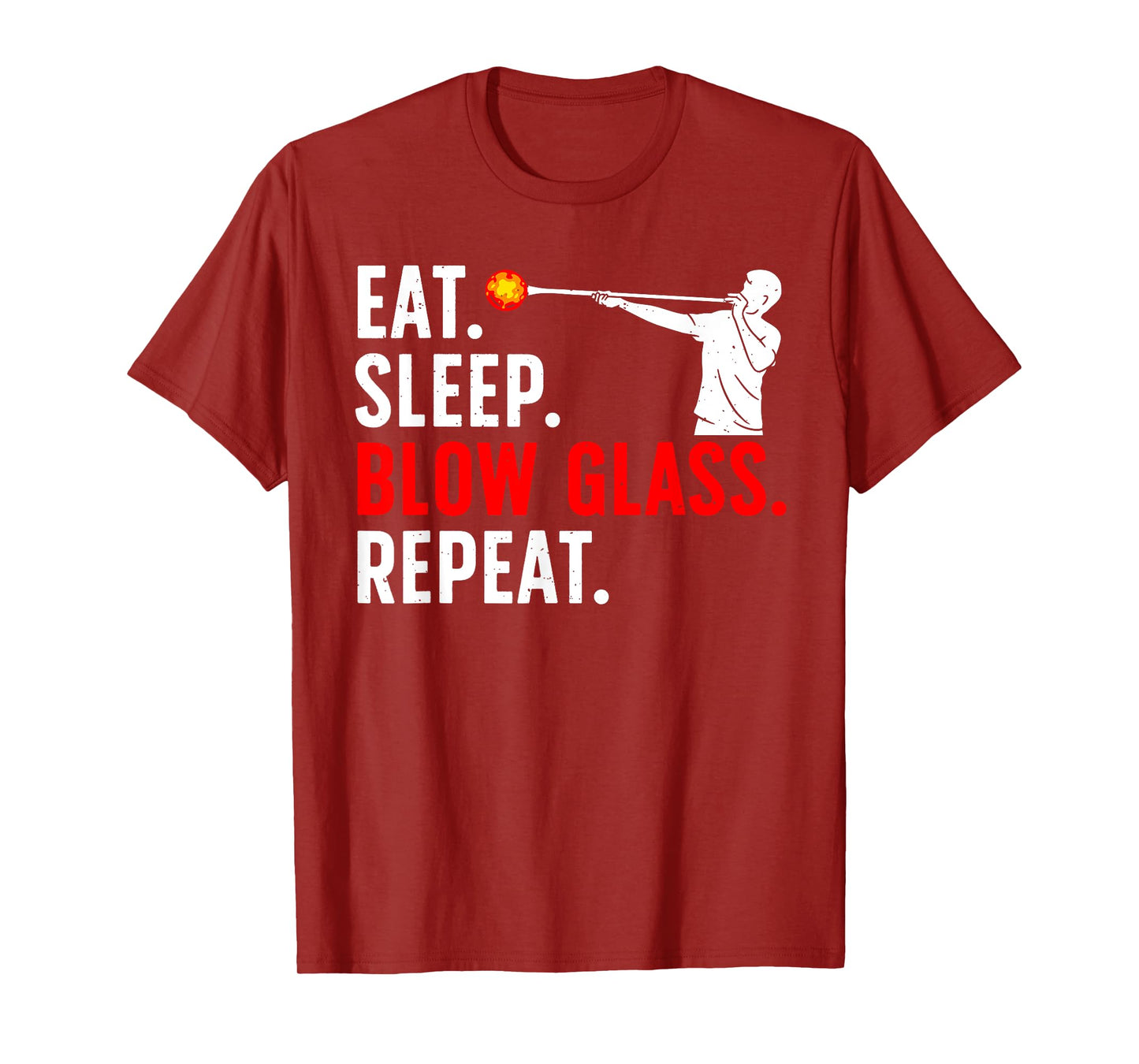 Funny Glassblowing For Men Women Glass Blowing Glassblower T-Shirt