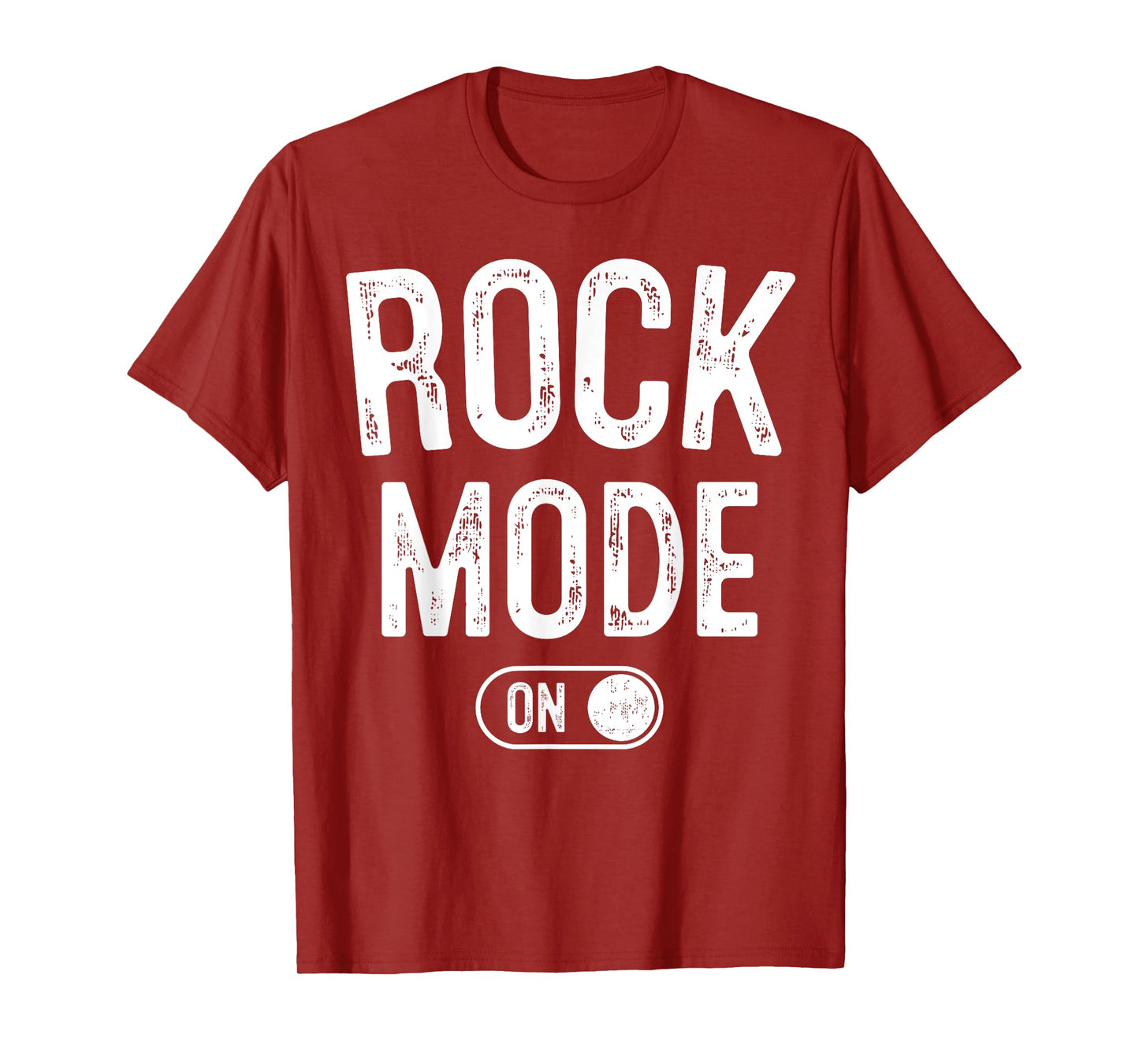 Rock Mode On Funny Rocker Gift Guitar Lover Guitarist T-Shirt