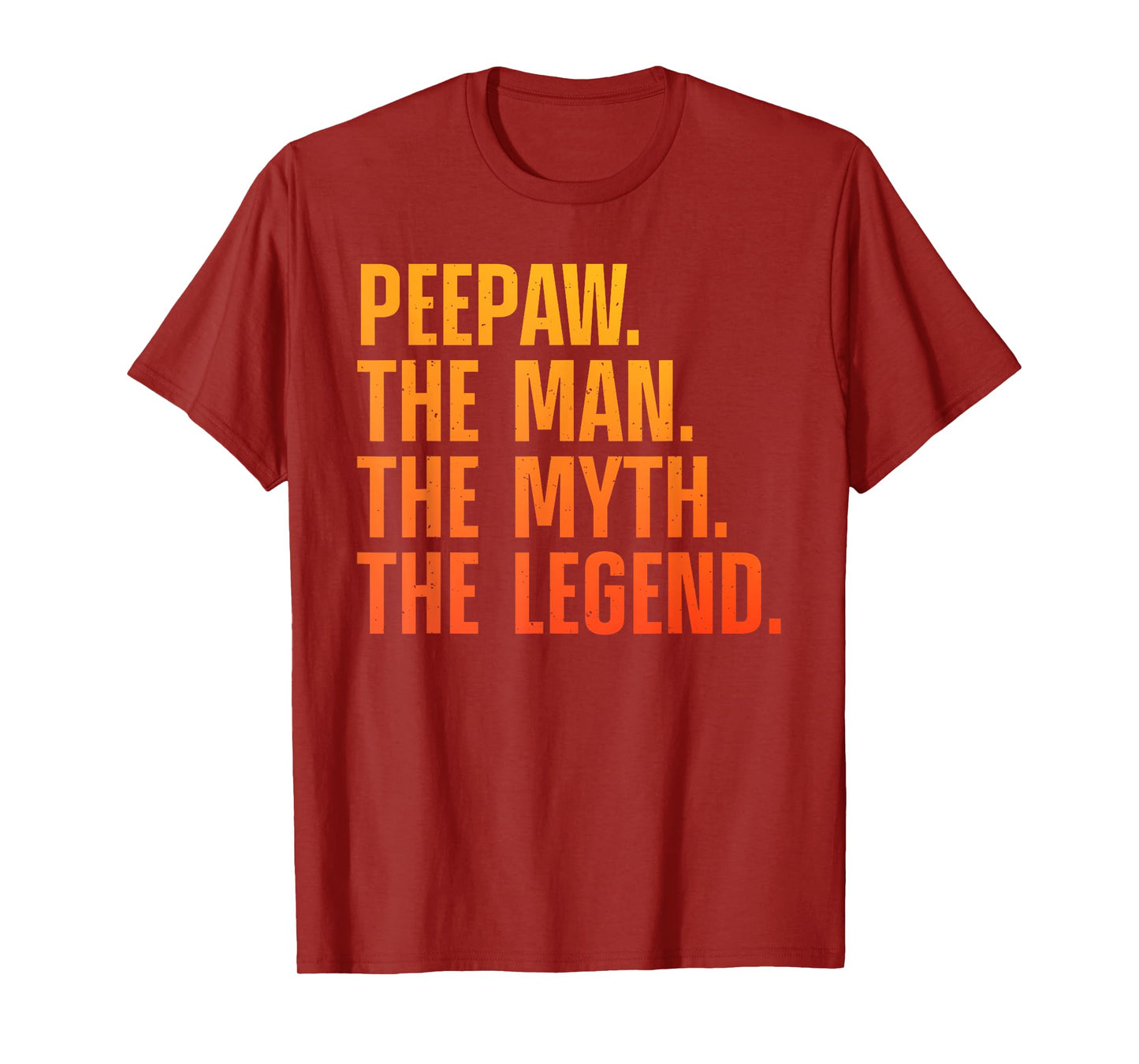 Peepaw Design For Grandpa Grandfather From Grandkids Peepaw T-Shirt