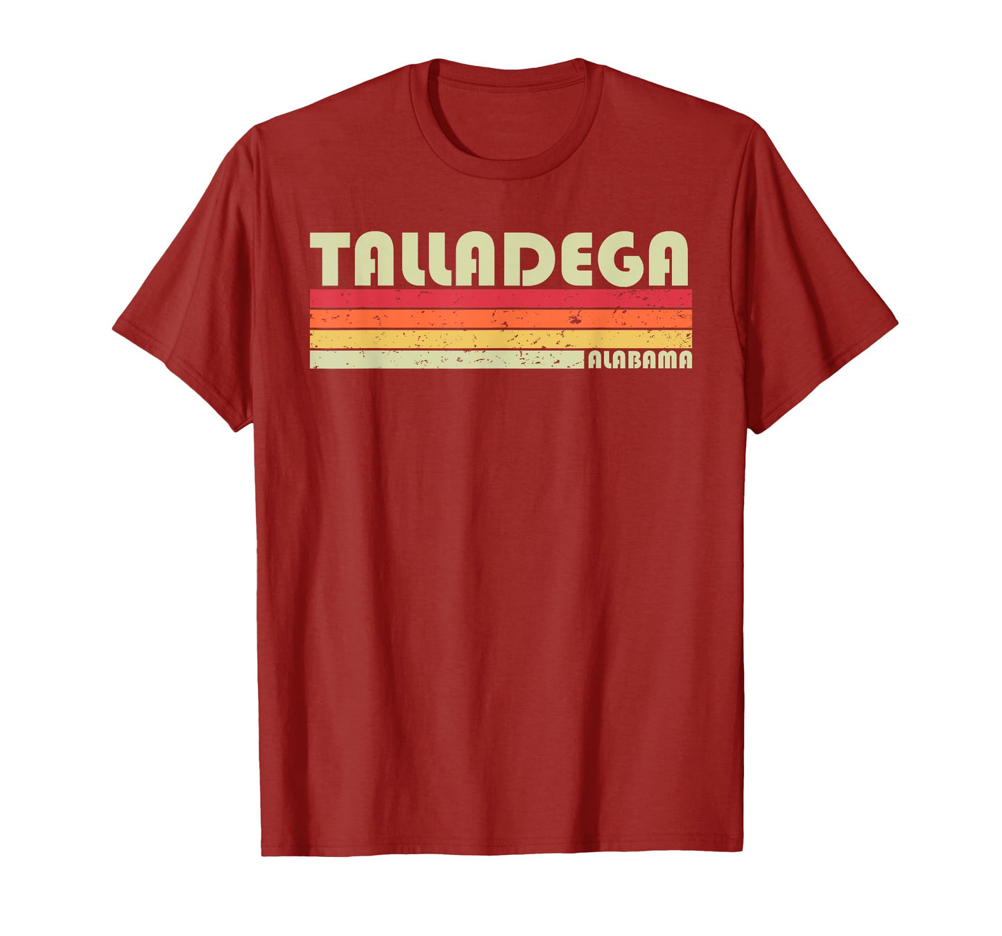 TALLADEGA AL ALABAMA Funny City Home Roots Gift Retro 80s T-Shirt