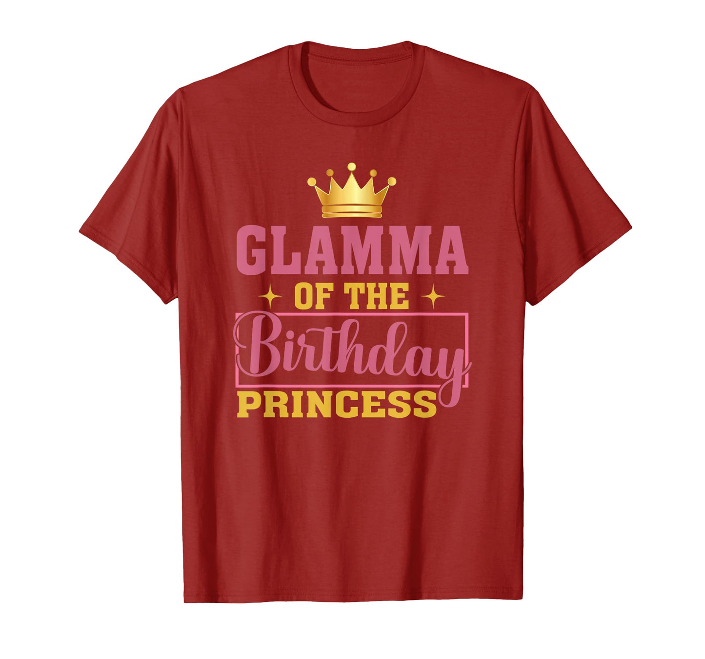 Glamma Of The Birthday Princess Birthday Girl Kid Family T-Shirt