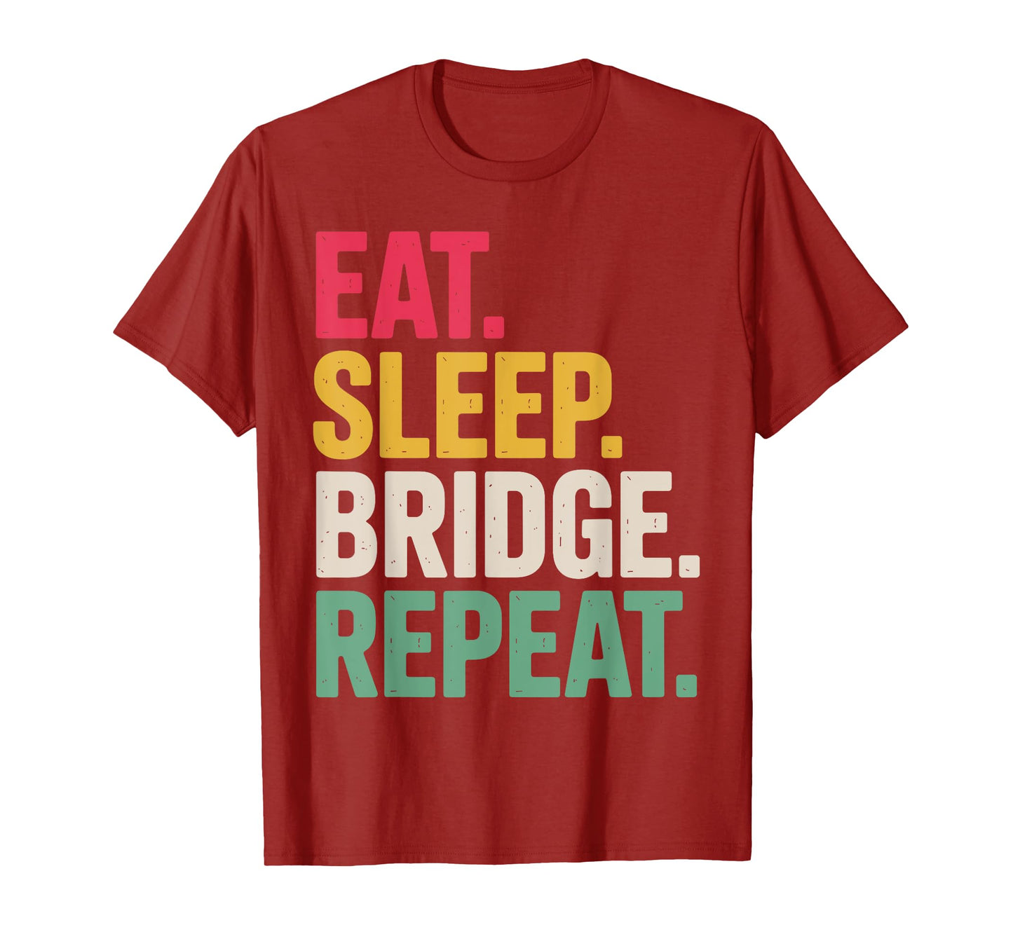 Cool Bridge Player Art for Men Women Card Game Player Bridge T-Shirt