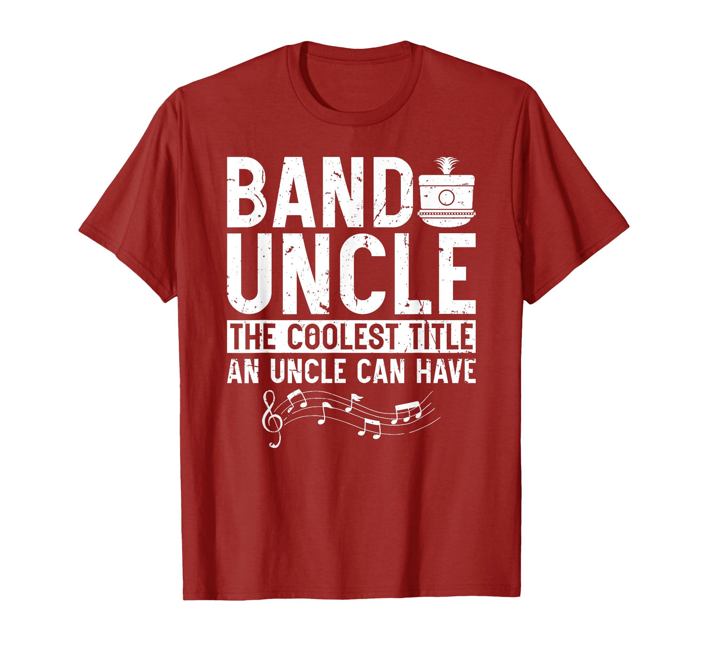 Band Uncle The Coolest Title Marching Band Uncle T-Shirt