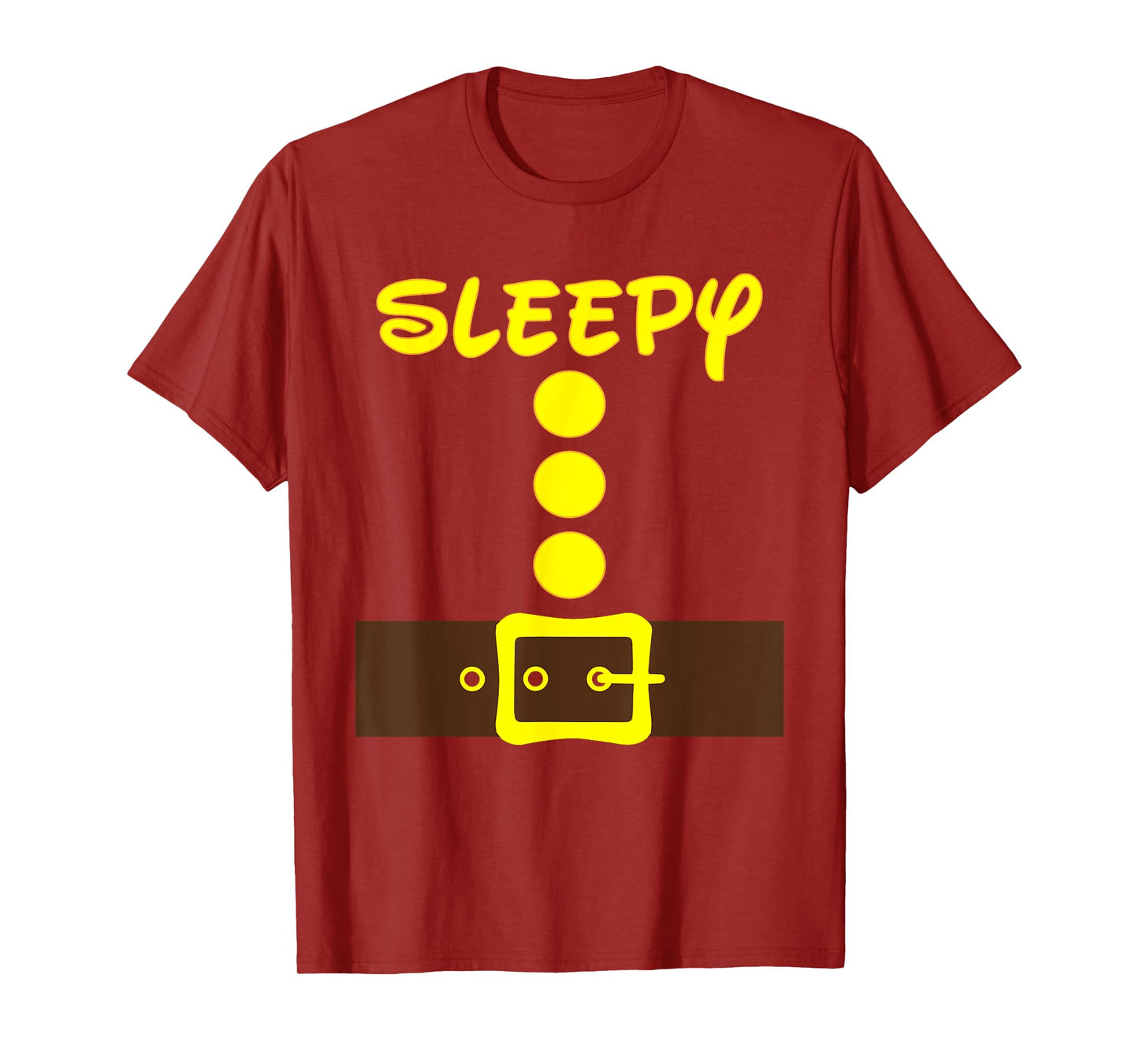 Dwarf Easy Halloween Color Costume Men Women Kids Matching T-Shirt